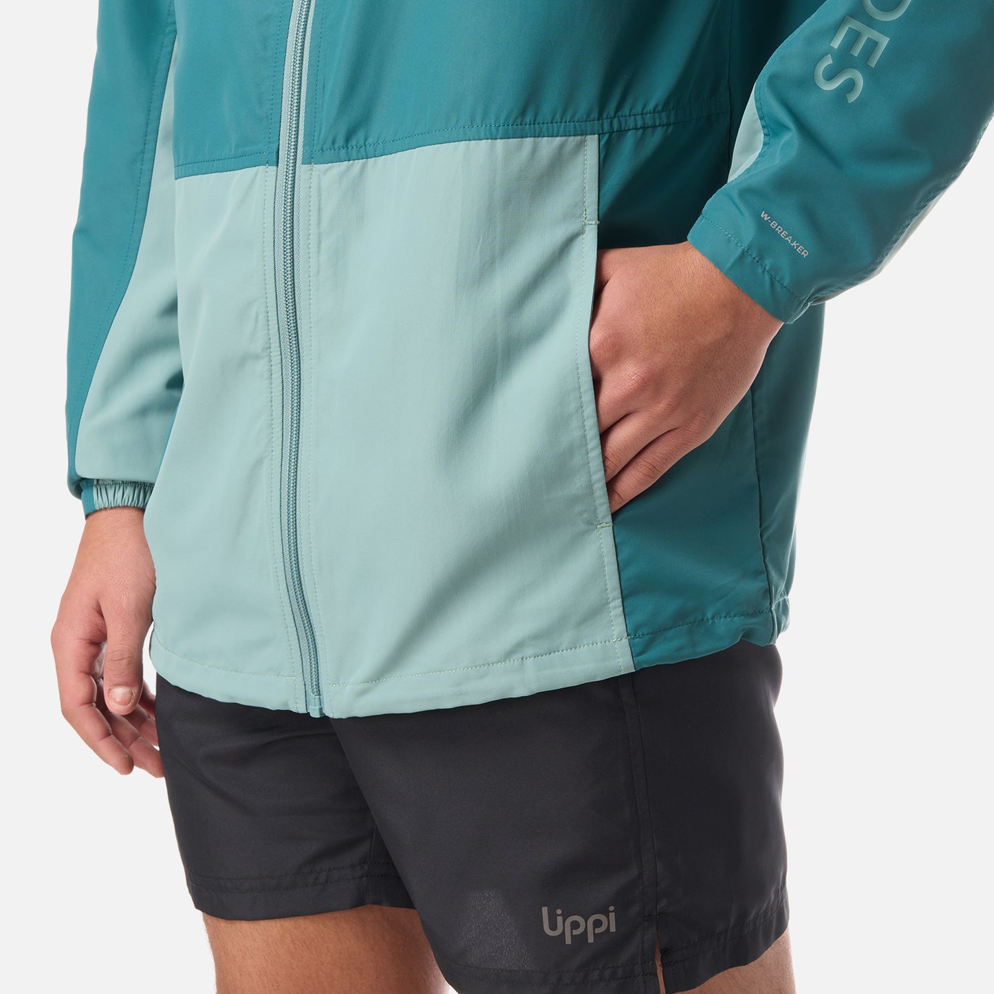 Chaqueta Teen Boy Nightfall Windbreaker Hoody Jacket Petroleo Oscuro Lippi