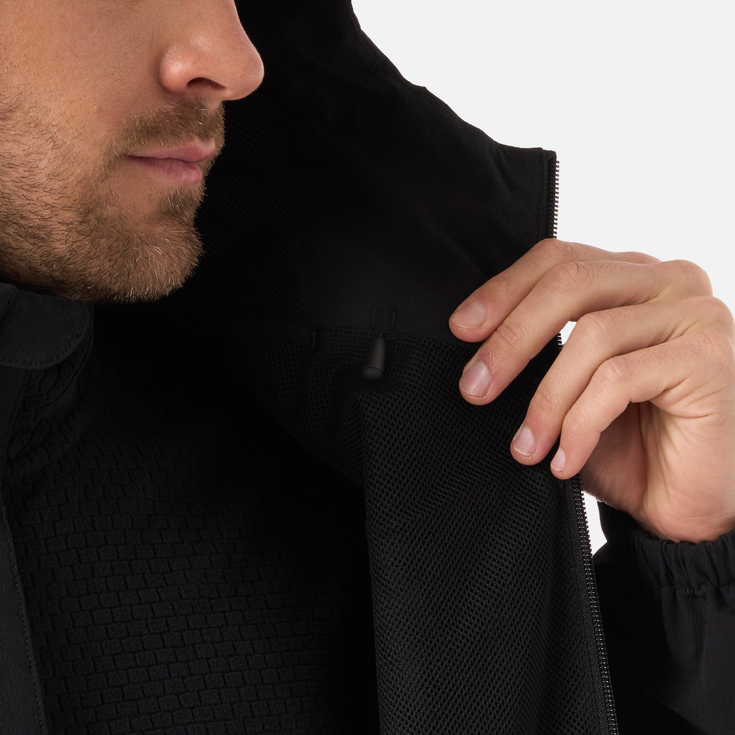 Chaqueta Hombre Wind-Trek Softshell Jacket Negro Lippi