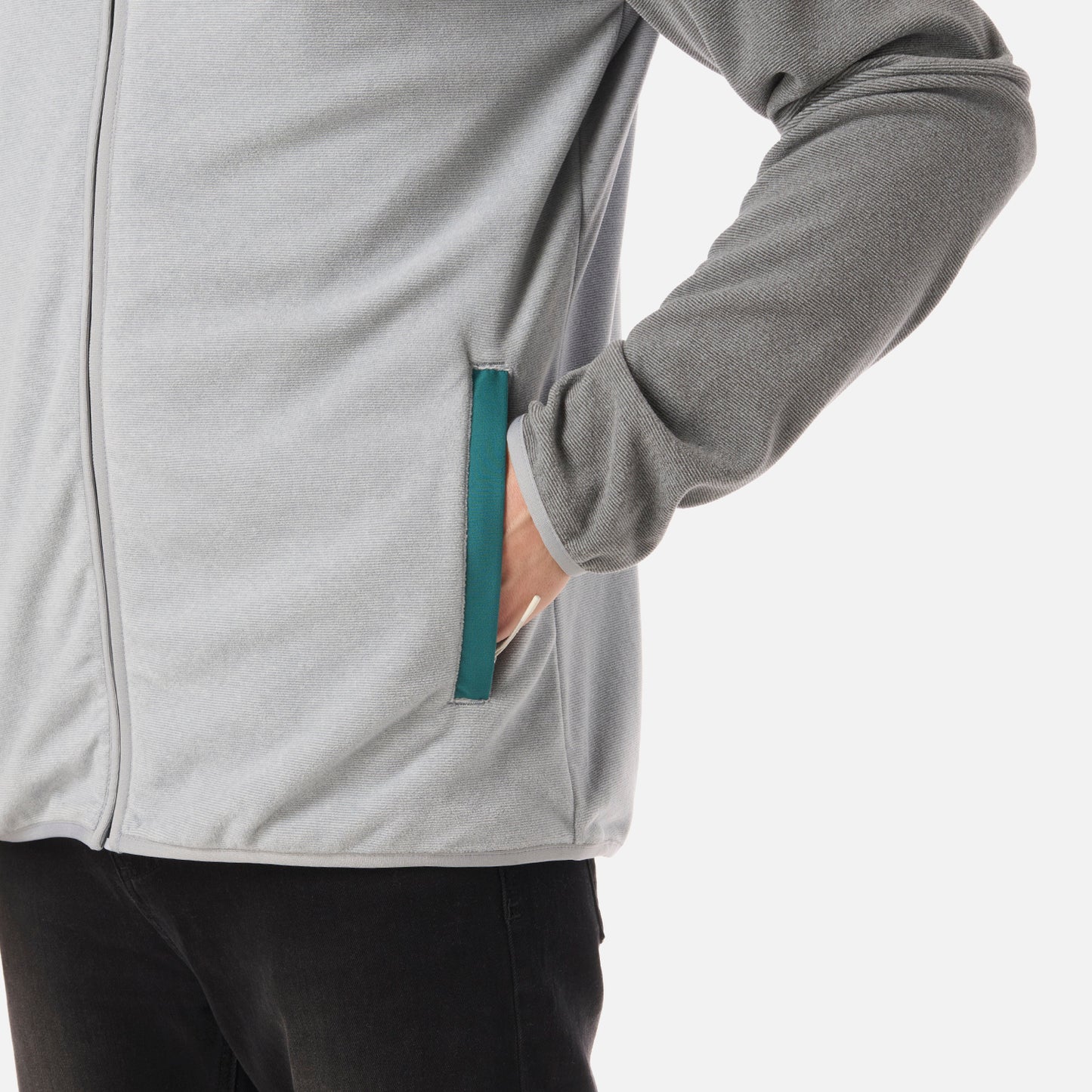 Polar Hombre Fireplace Full Zip Hoody Sweatshirt Gris Lippi