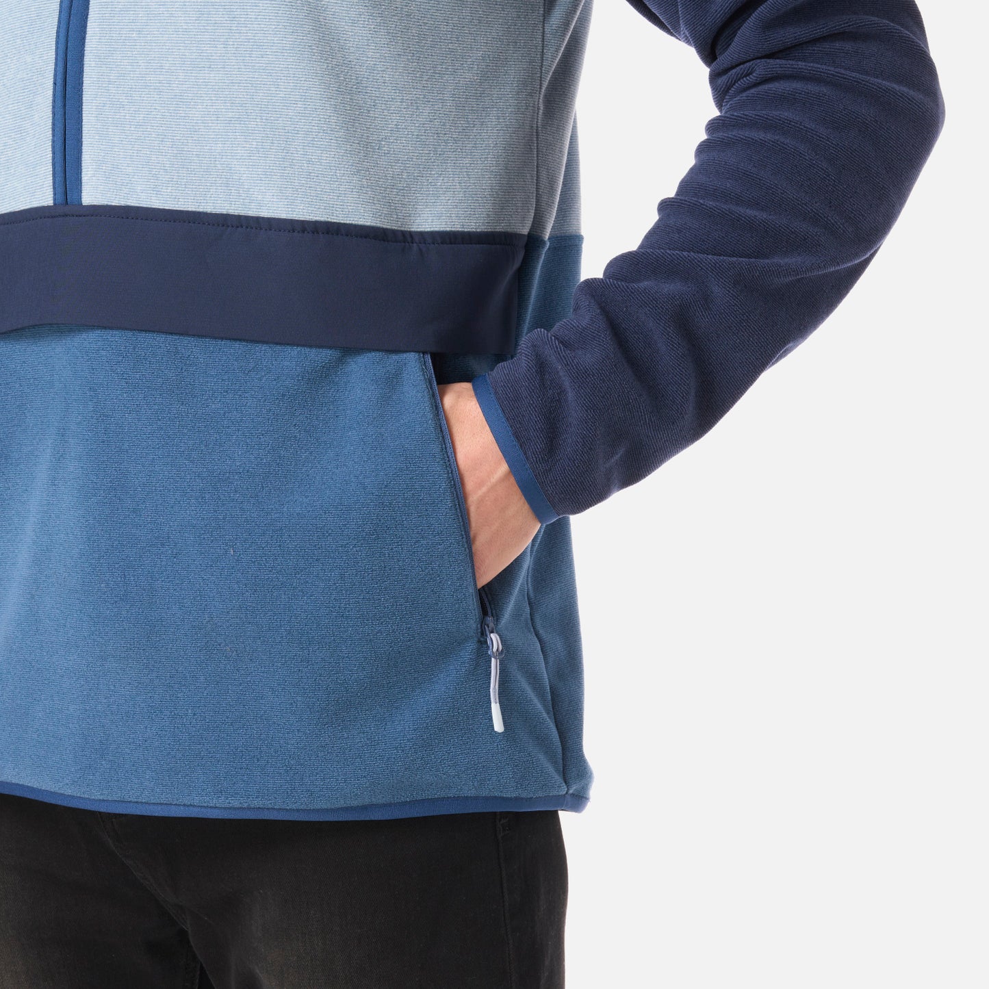Polar Hombre Fireplace 1/4 Zip Sweatshirt Azul Oscuro Lippi