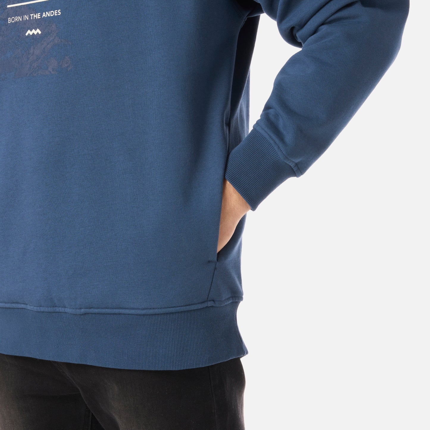 Polerón Hombre Insigne Hoody Sweatshirt Front Print Azul Oscuro Lippi