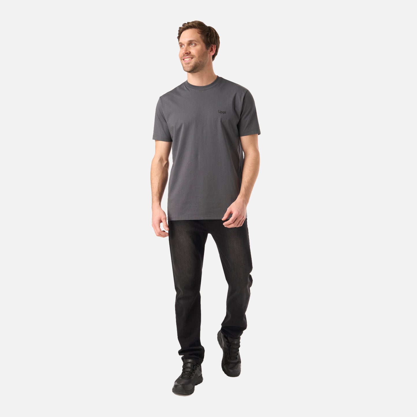 Polera Hombre Green Sorona T-Shirt Grafito Lippi