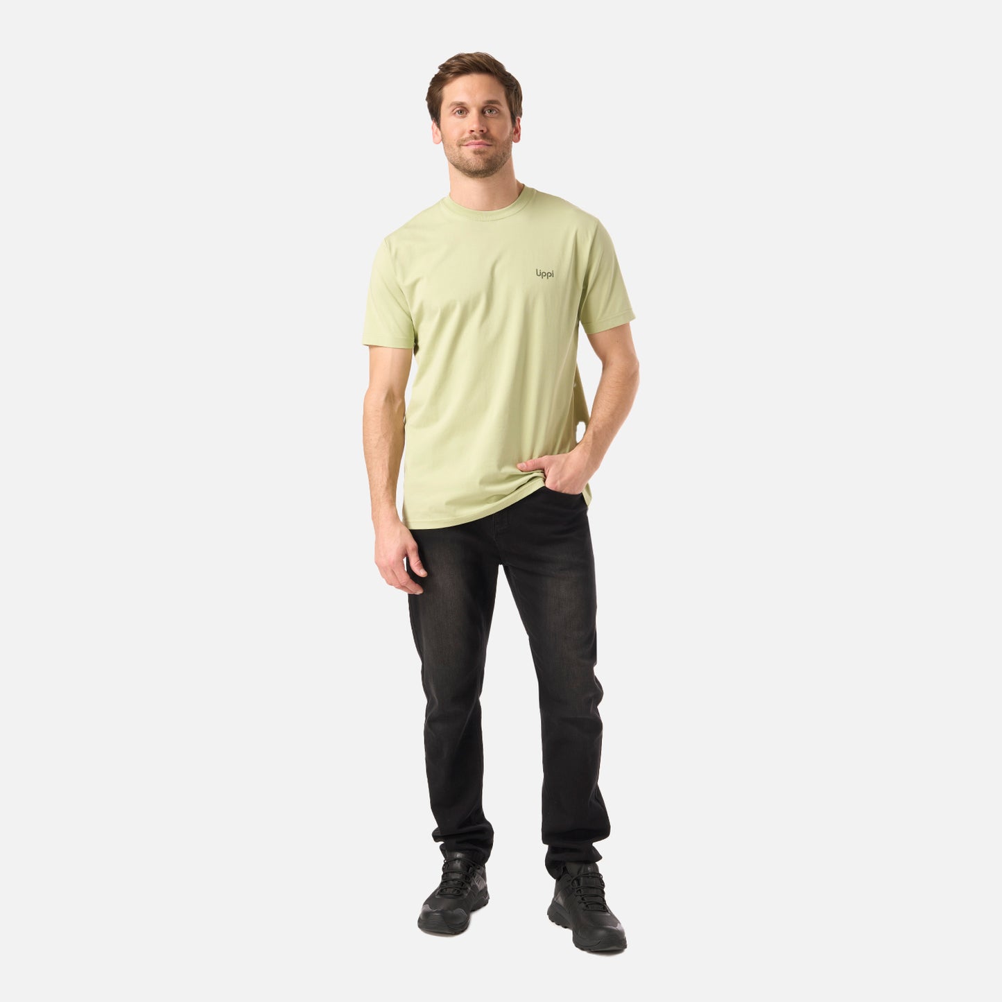 Polera Hombre Green Sorona T-Shirt Verde Manzana Lippi