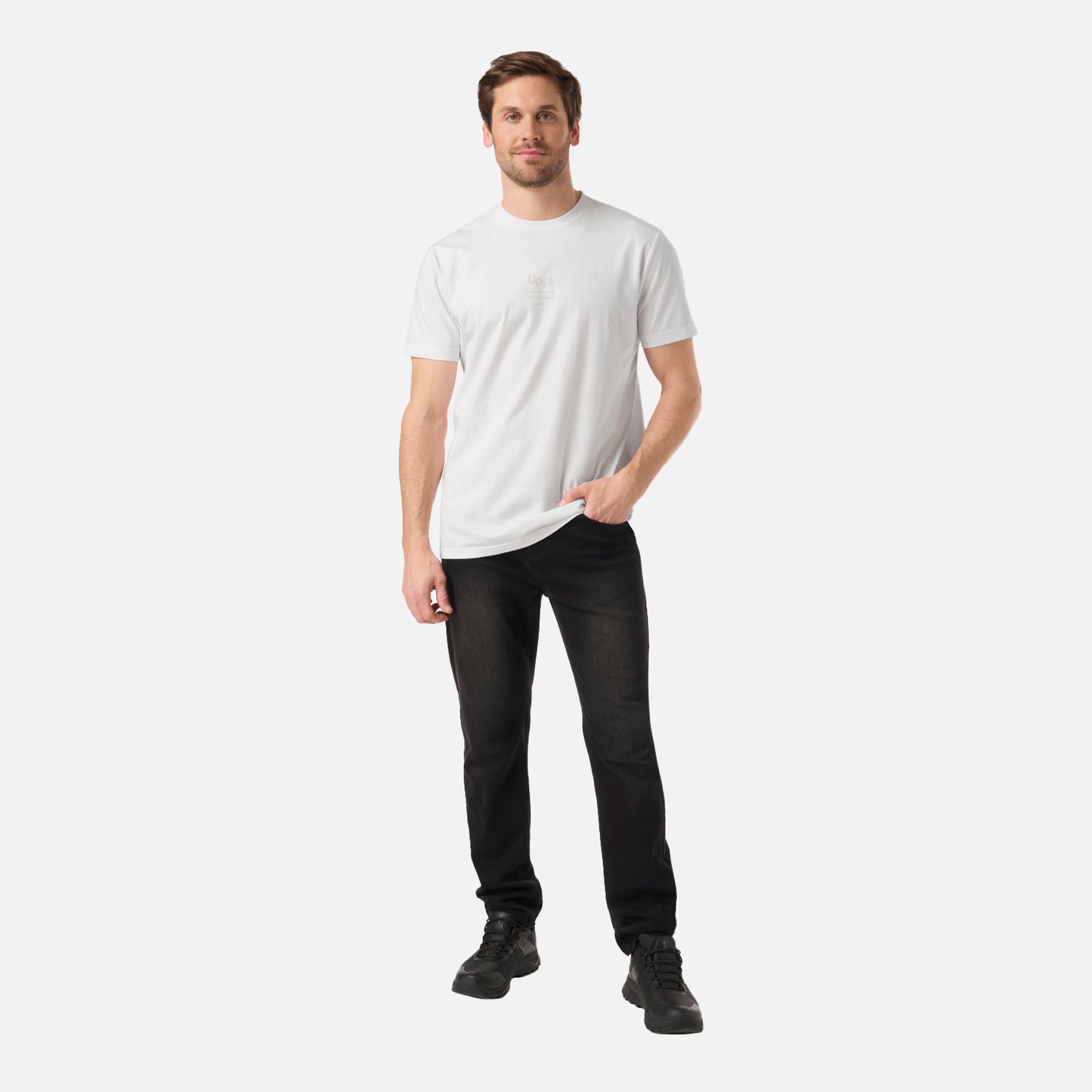 Polera Hombre Ulmo Mid Point Sorona T-Shirt Blanco Lippi