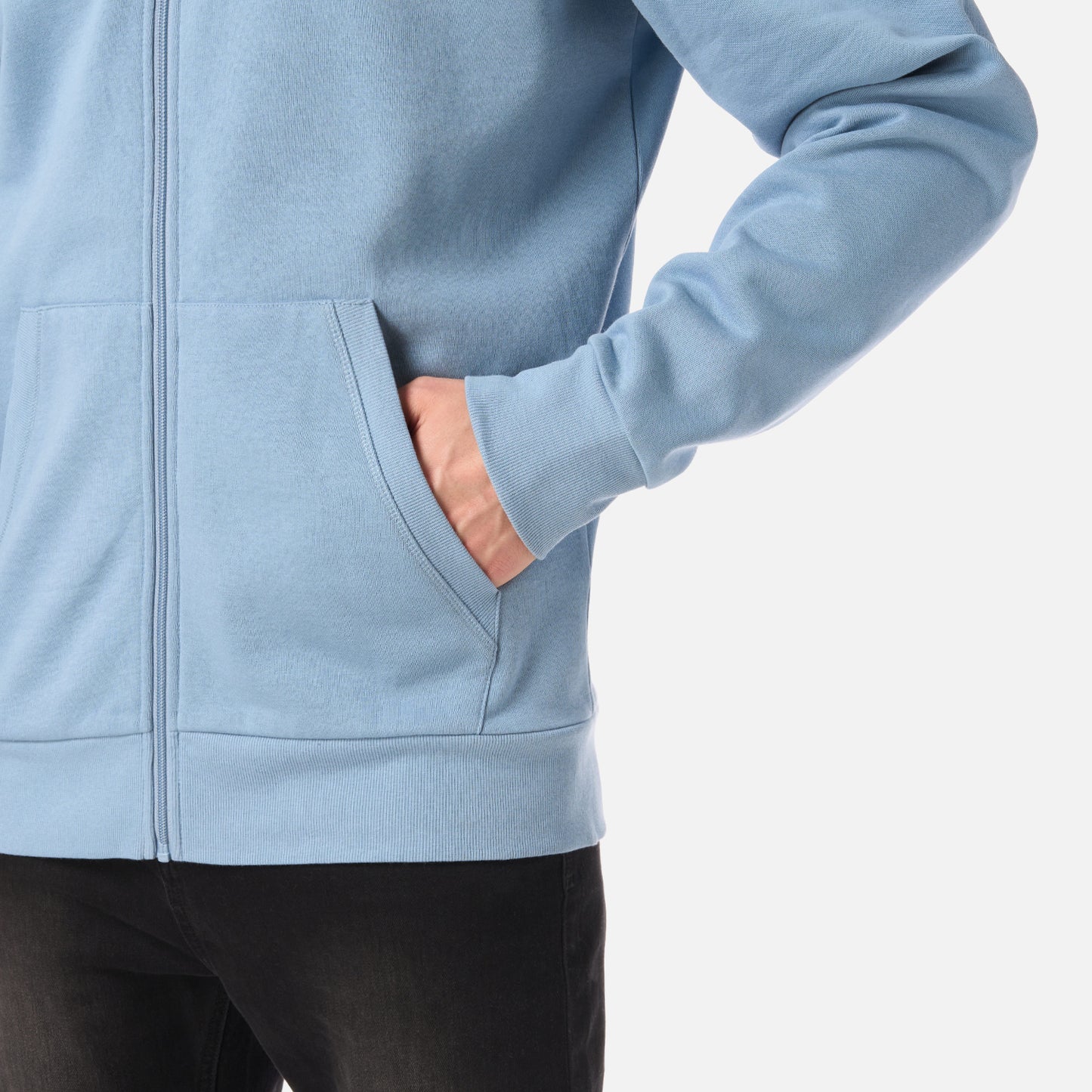 Polerón Hombre Ulmo Light Full Zip Hoody Sweatshirt Azul Piedra Lippi
