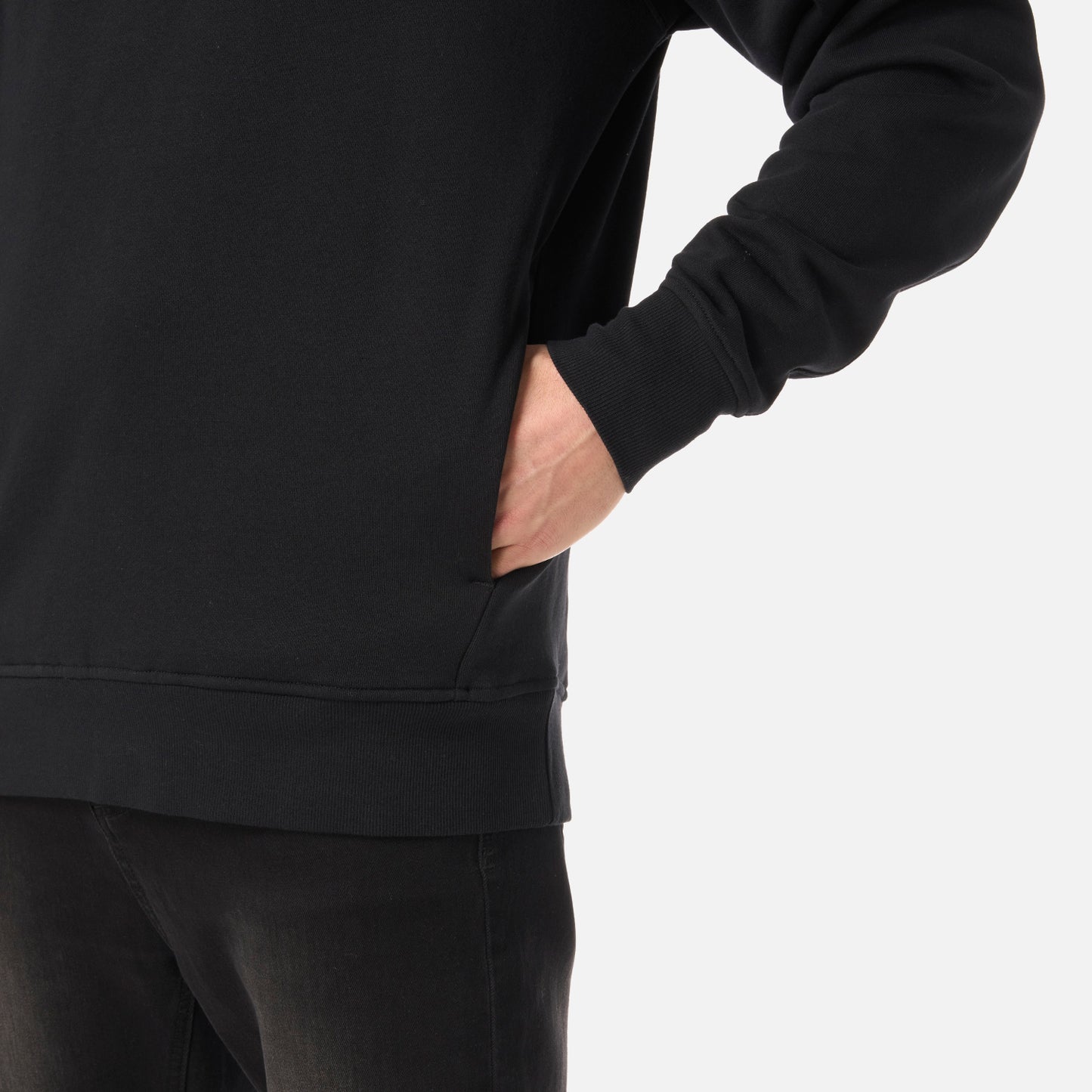 Polerón Hombre Ulmo Light Hoody Sweatshirt Negro Lippi
