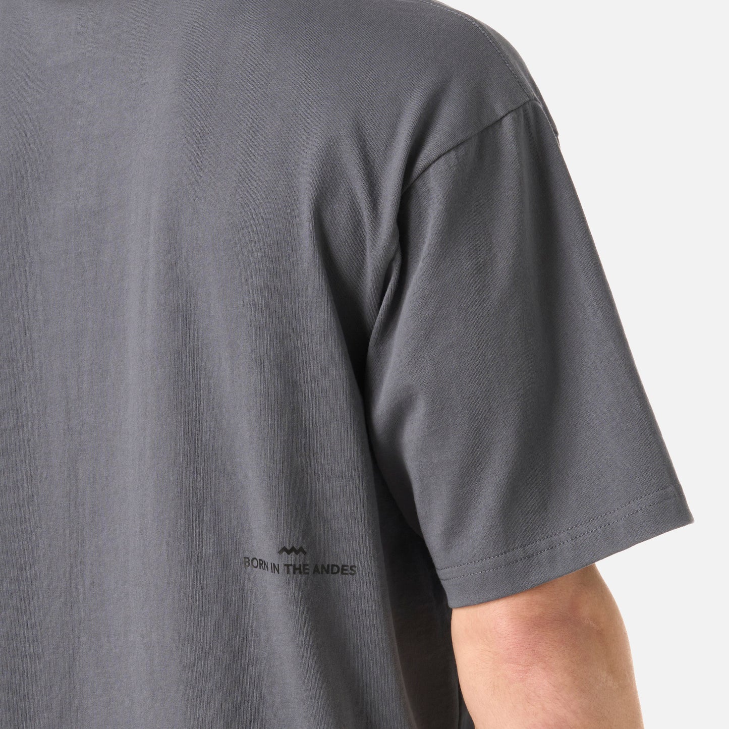 Polera Hombre Endura Cotton T-Shirt Grafito Lippi