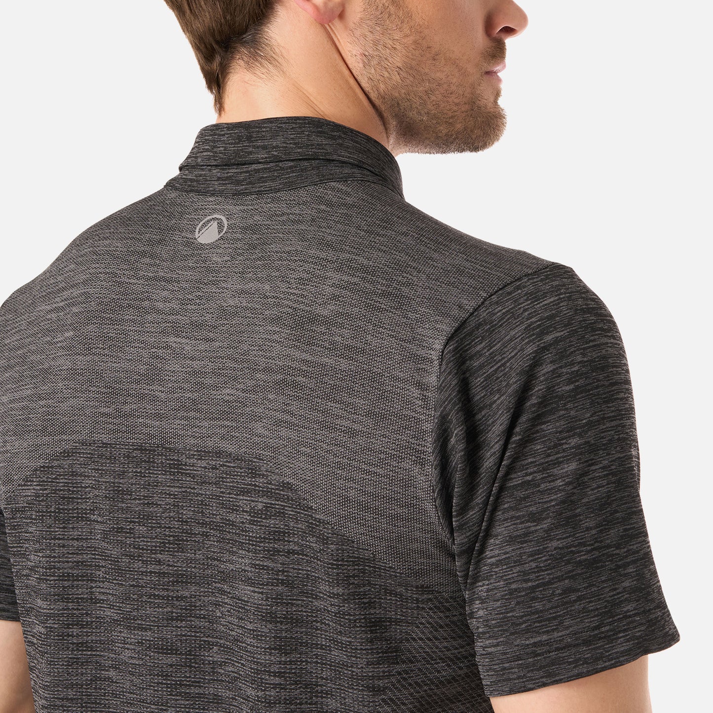 Polera Hombre B-Classic Seamless Polo Negro Lippi