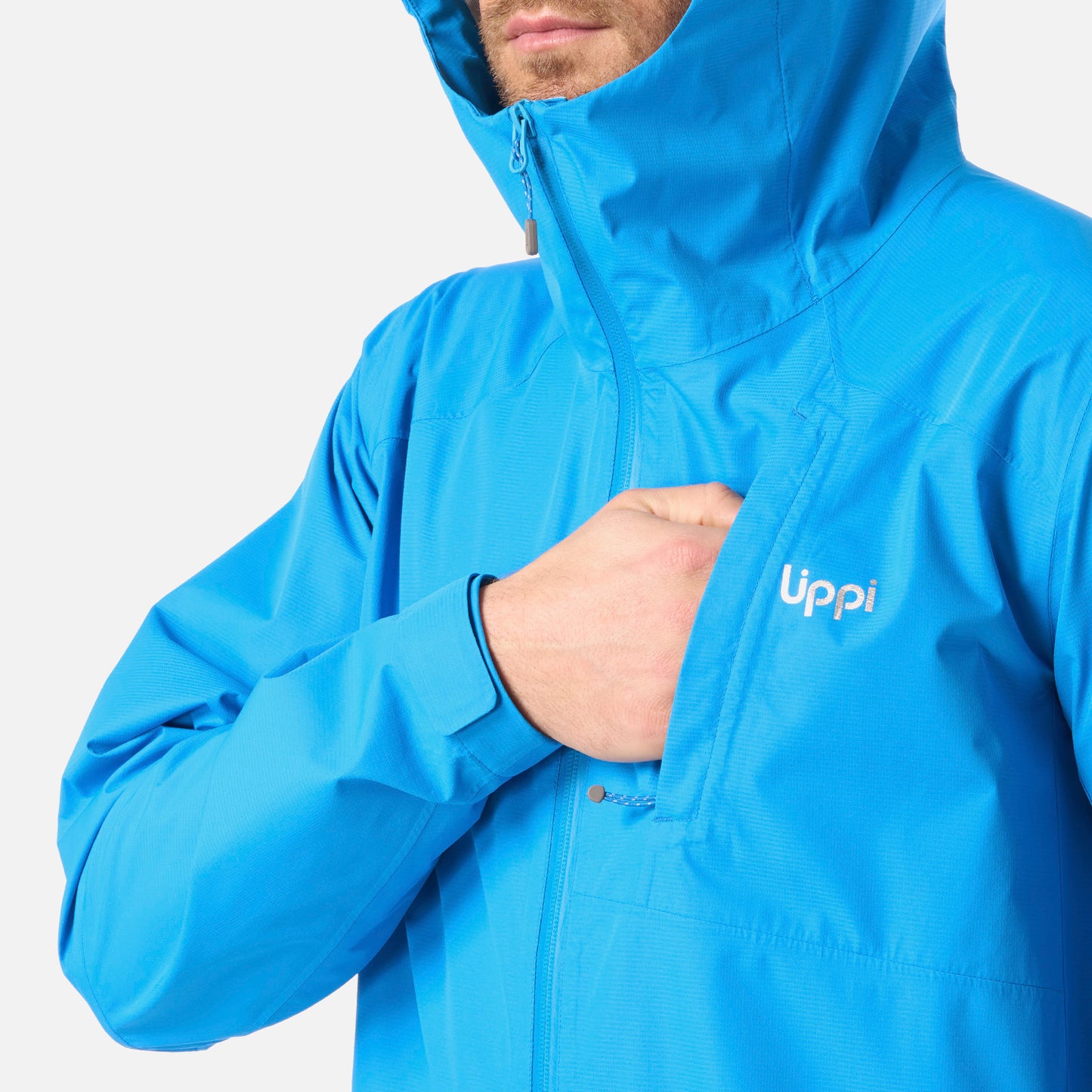 Chaqueta Hombre Shield B-Dry Hoody Jacket Azulino Lippi