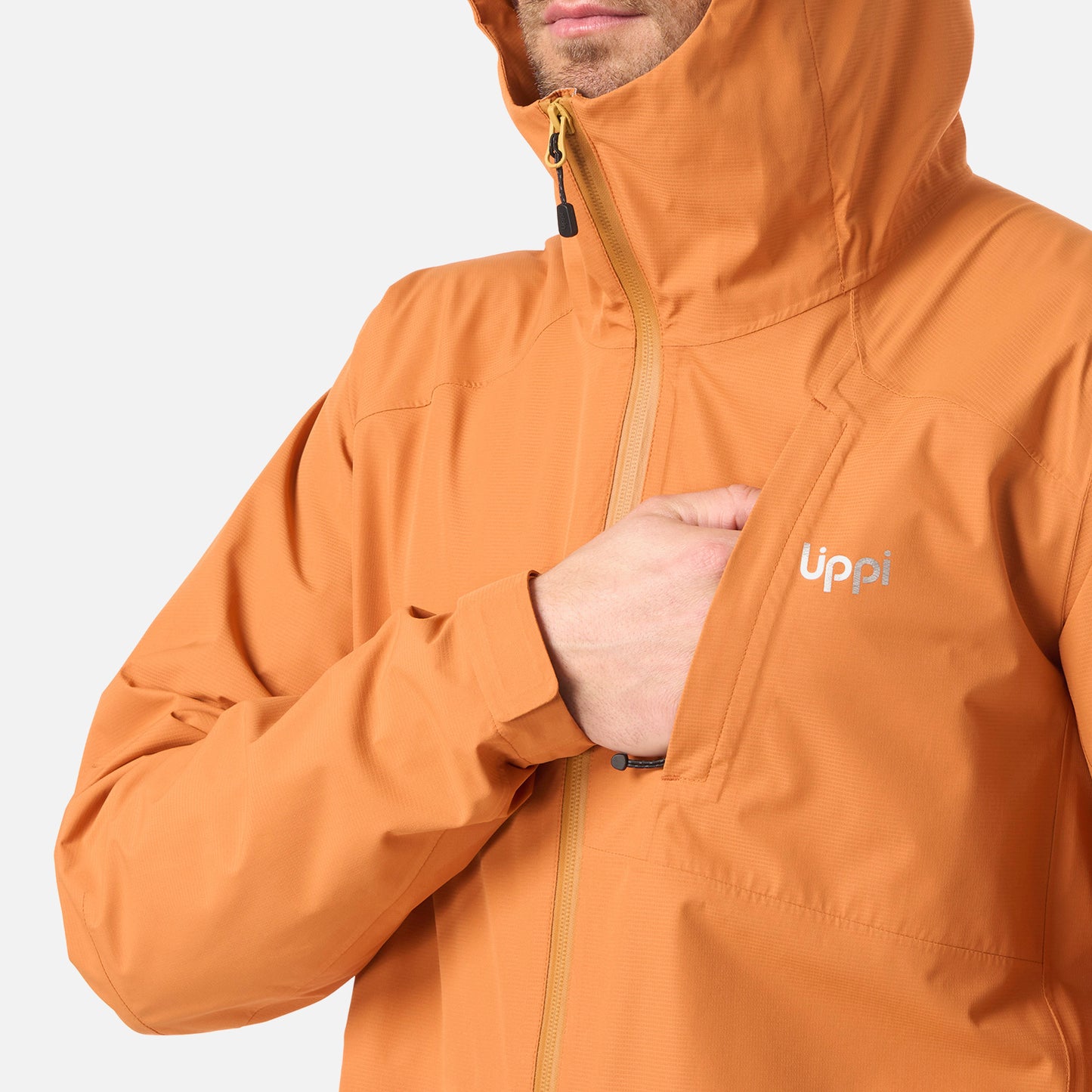 Chaqueta Hombre Shield B-Dry Hoody Jacket Terracota Lippi