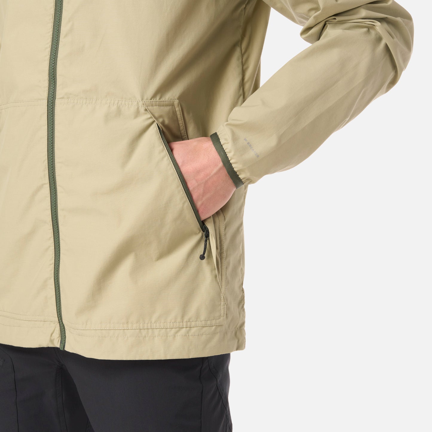 Chaqueta Hombre WindLand WindBreaker Hoody Jacket Verde Oliva Lippi