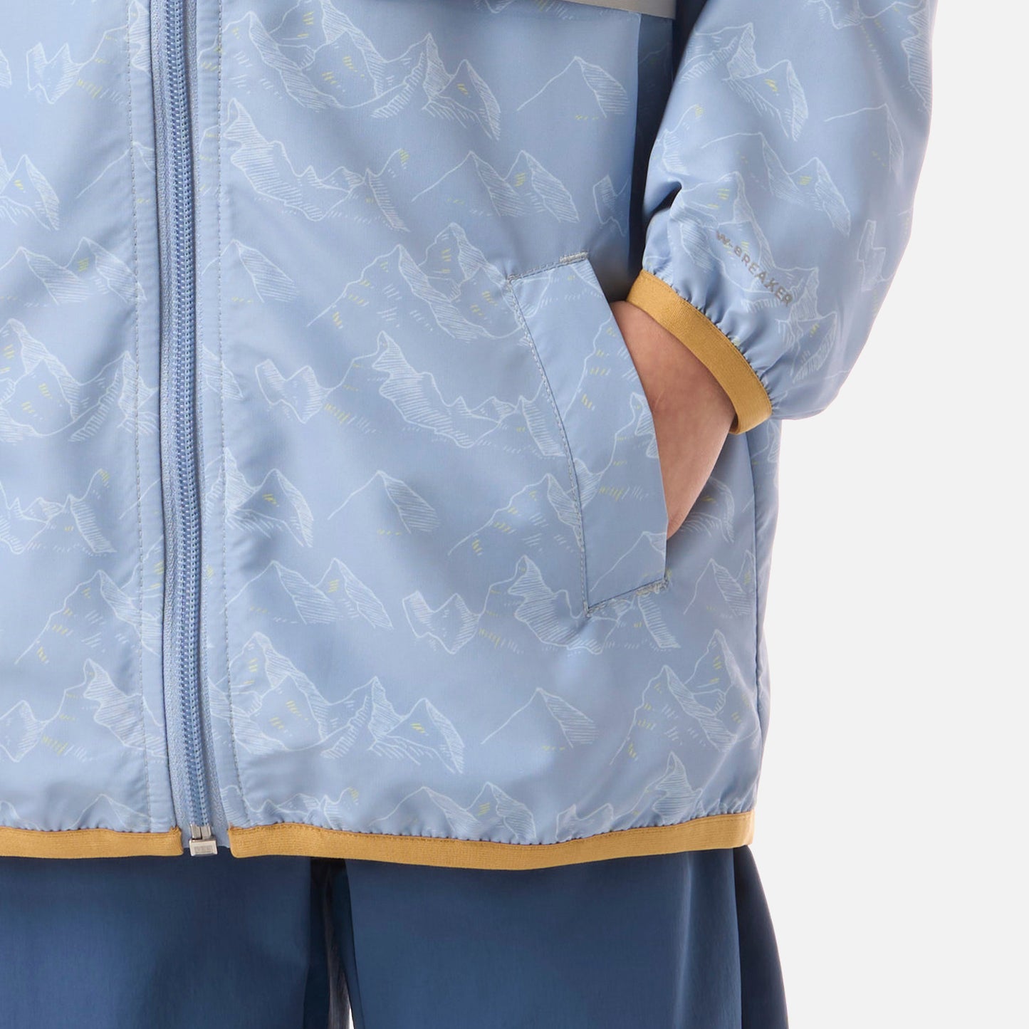 Chaqueta Niño Nightfall Windbreaker Hoody Jacket Print Celeste Lippi