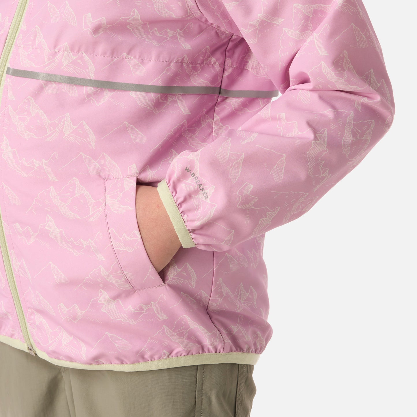 Chaqueta Niña Nightfall Windbreaker Hoody Jacket Print Rosa Lippi