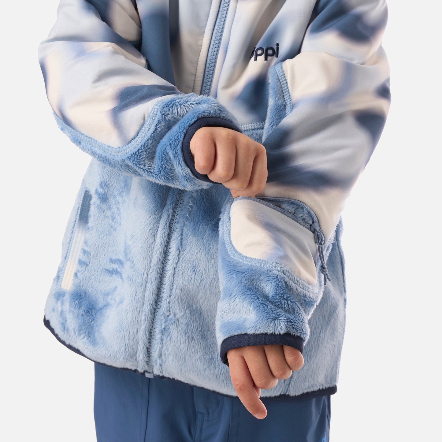 Polar Niño Grillo Therm-Pro Hoody Jacket Azul Piedra Lippi