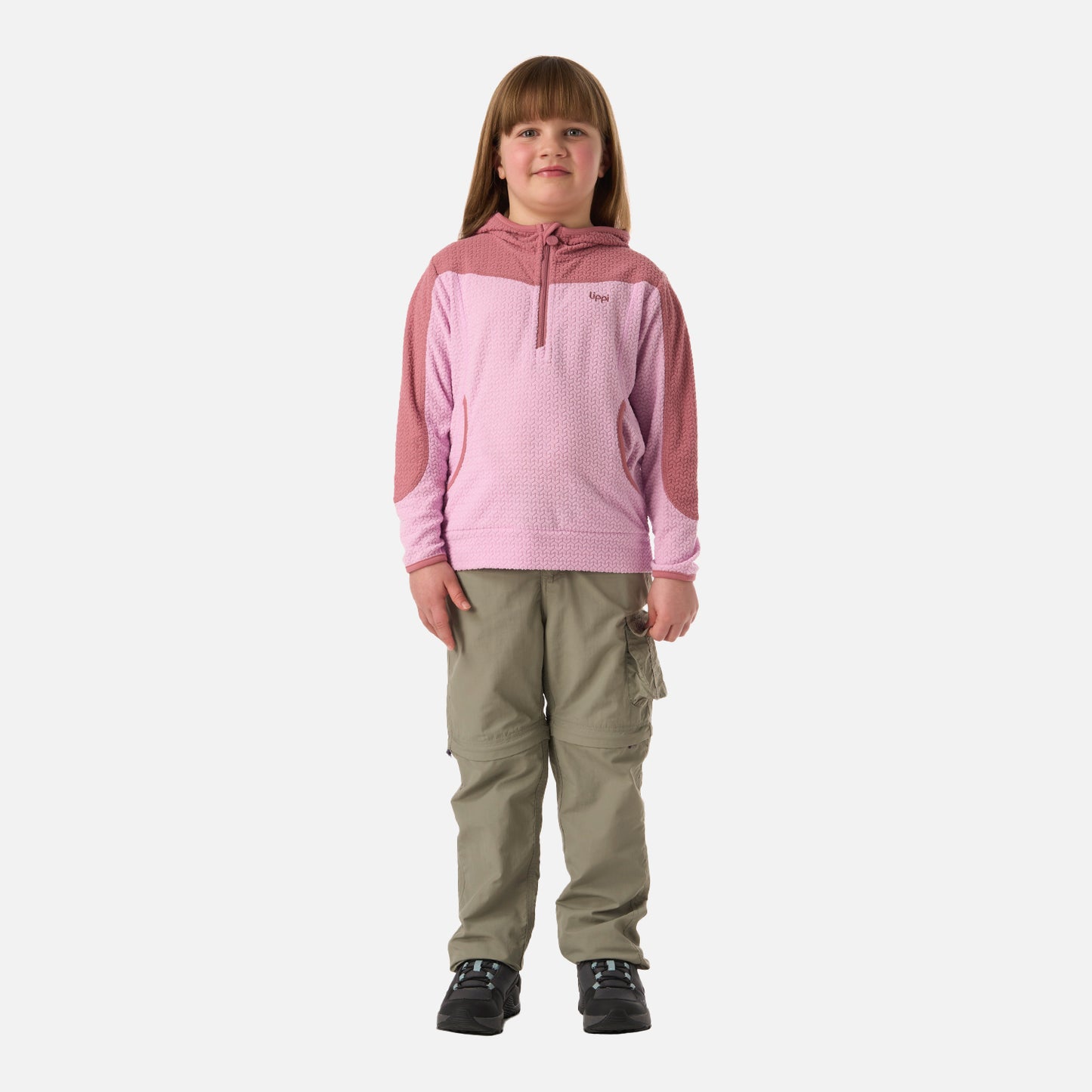 Polerón Niña Saltamontes Nano-F 1/4 Zip Hoody Rosa Lippi
