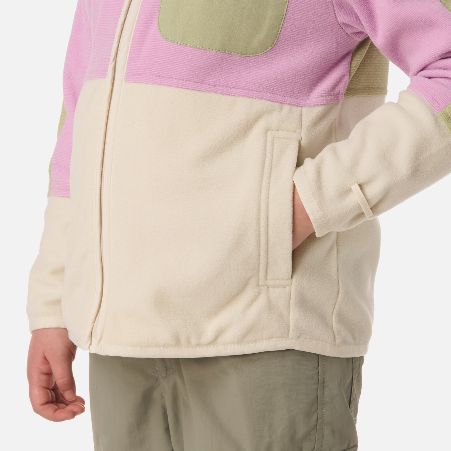 Polar Niña FirePlace Hoody Sweatshirt Verde manzana Lippi