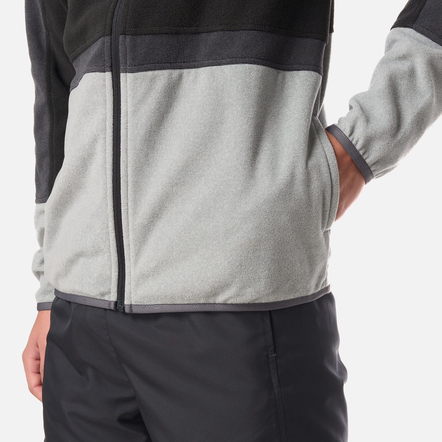 Polar Teen Boy Fireplace Full Zip Sweatshirt Negro Lippi