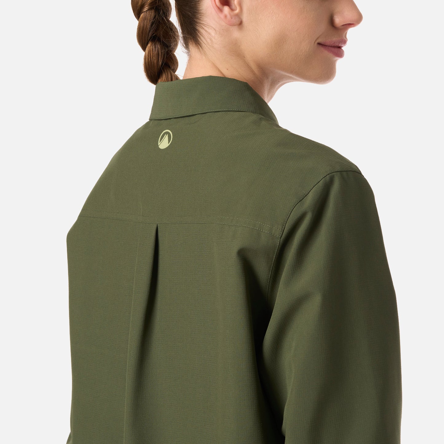 Camisa Mujer Murallon Q-Dry Shirt Verde Musgo Lippi