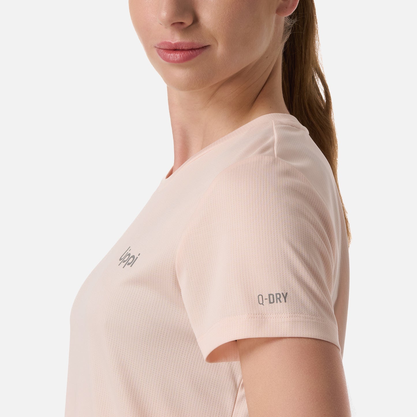 Polera Mujer Core Q-Dry T-Shirt Damasco Lippi