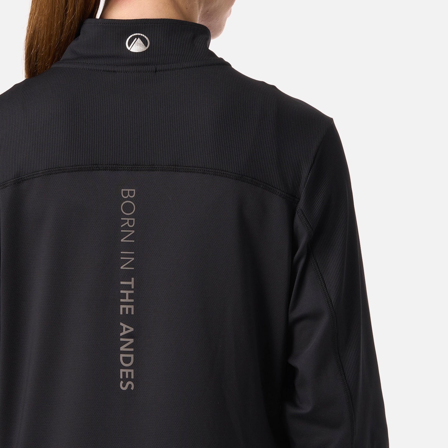 Polerón Mujer Puerto Trucco 1/4 Zip Negro Lippi