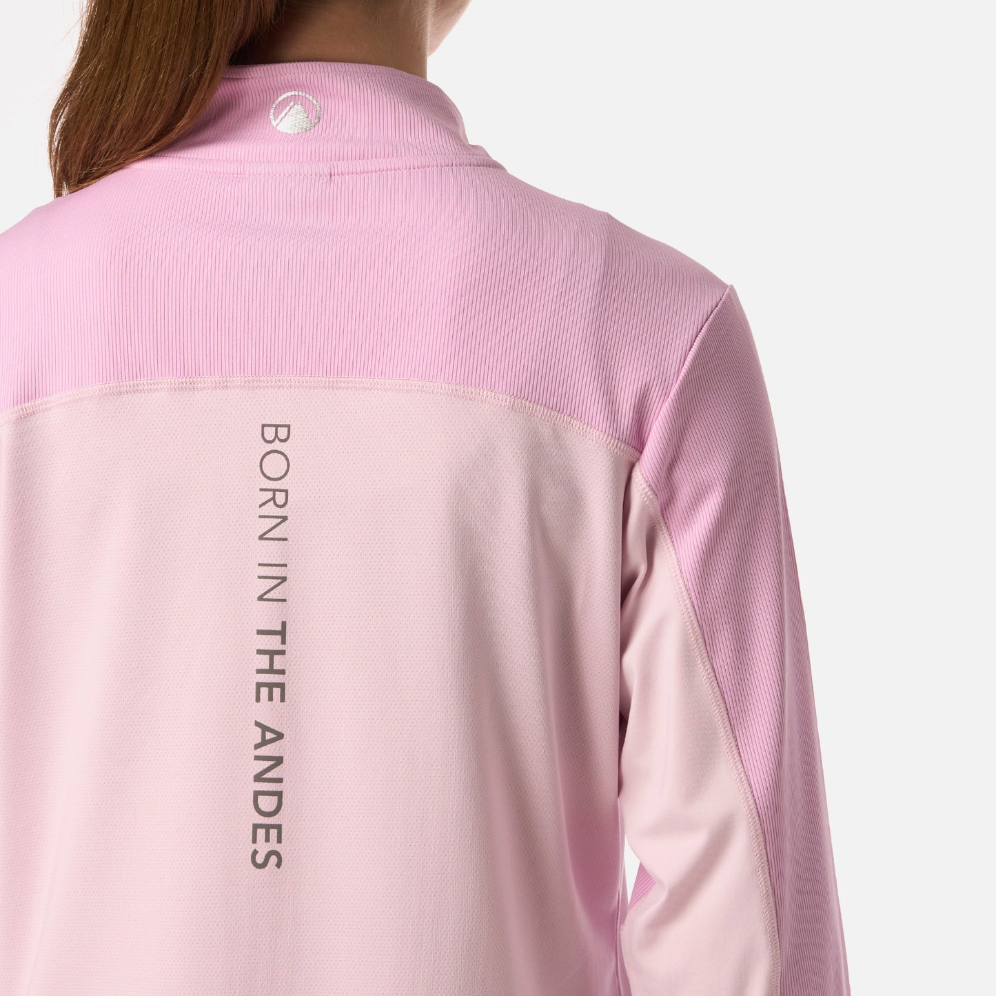 Polerón Mujer Puerto Trucco 1/4 Zip Rosa Lippi