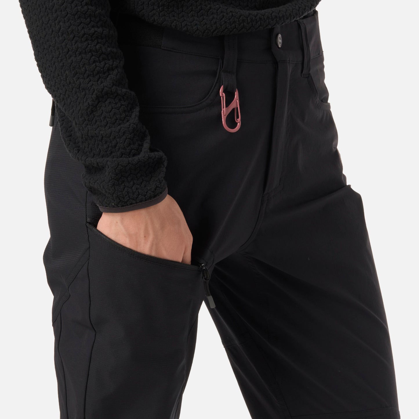 Pantalón Mujer Lennox Q-Dry Slim Fit Pants Negro Lippi