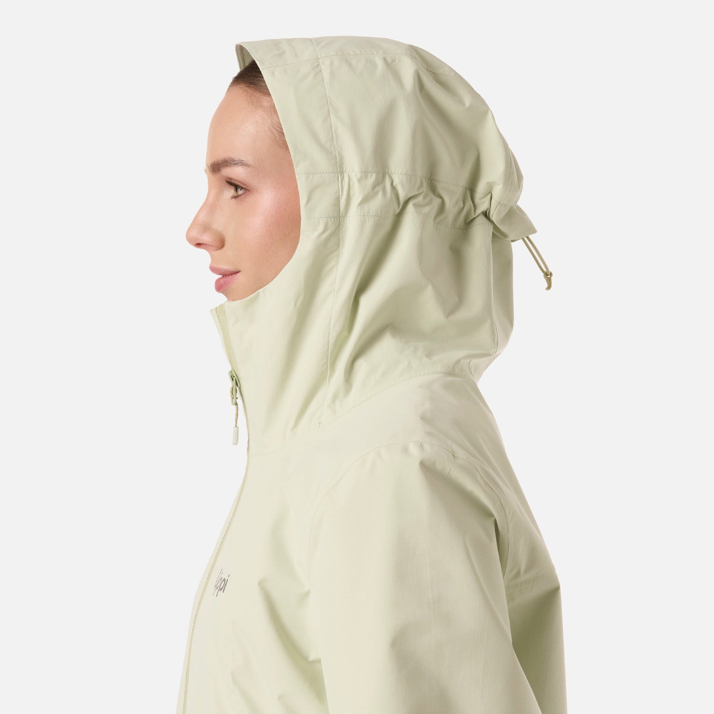 Chaqueta Mujer Shield B-Dry Hoody Jacket Verde Claro Lippi