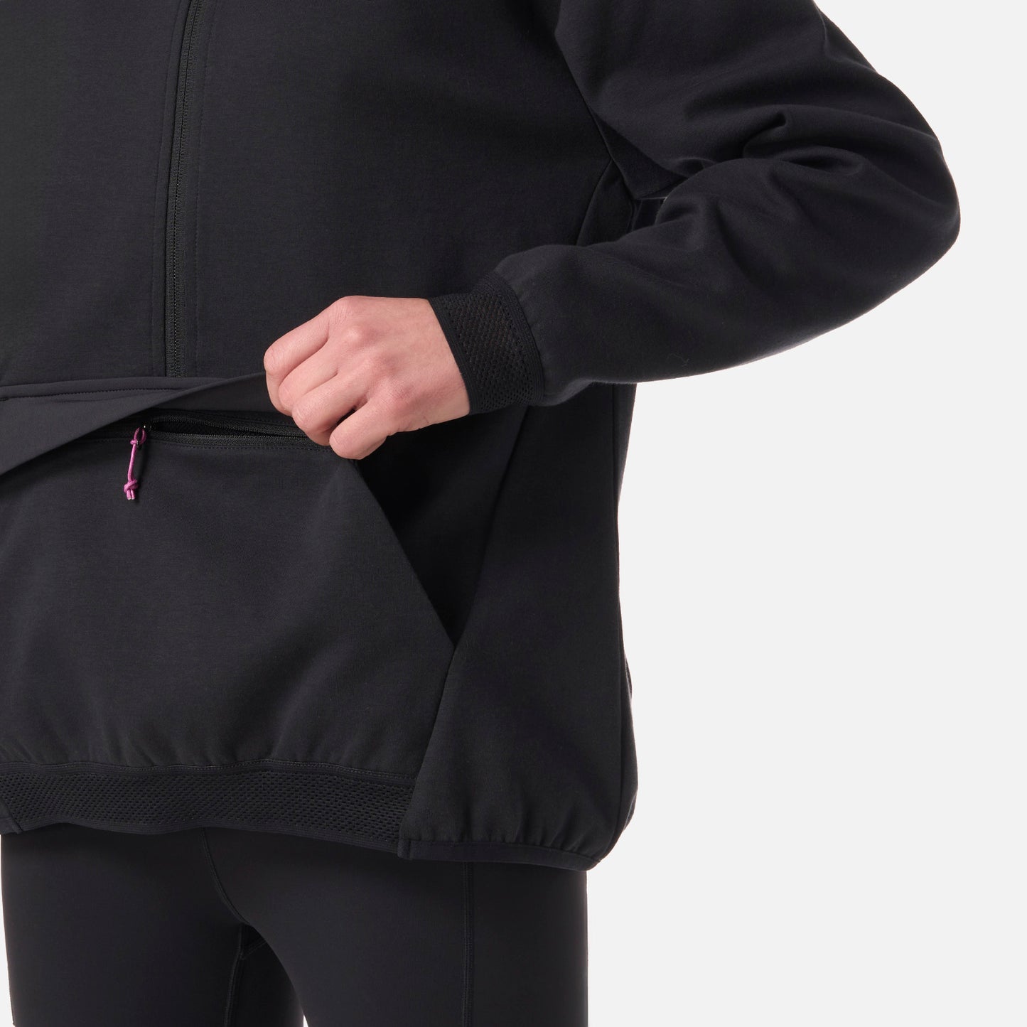 Polerón Mujer DownStreet 1/4 Zip Sweatshirt Negro Lippi