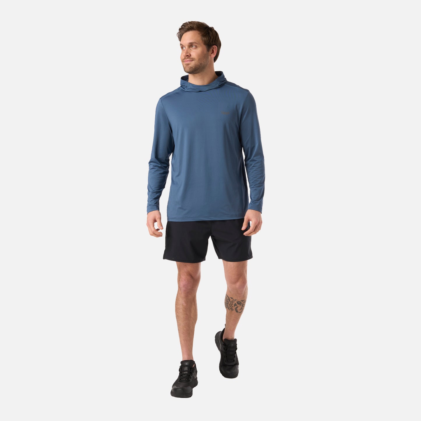 Polera Hombre Sun Protection T-Shirt Azul Oscuro Lippi