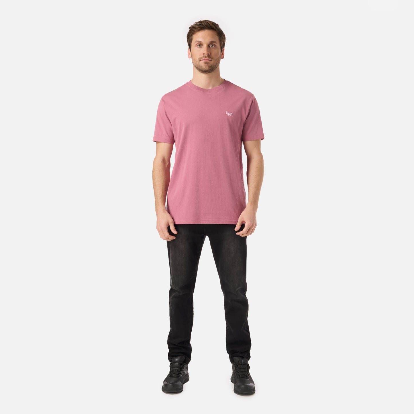 Polera Hombre Ulmo T-Shirt Rosa Oscuro Lippi