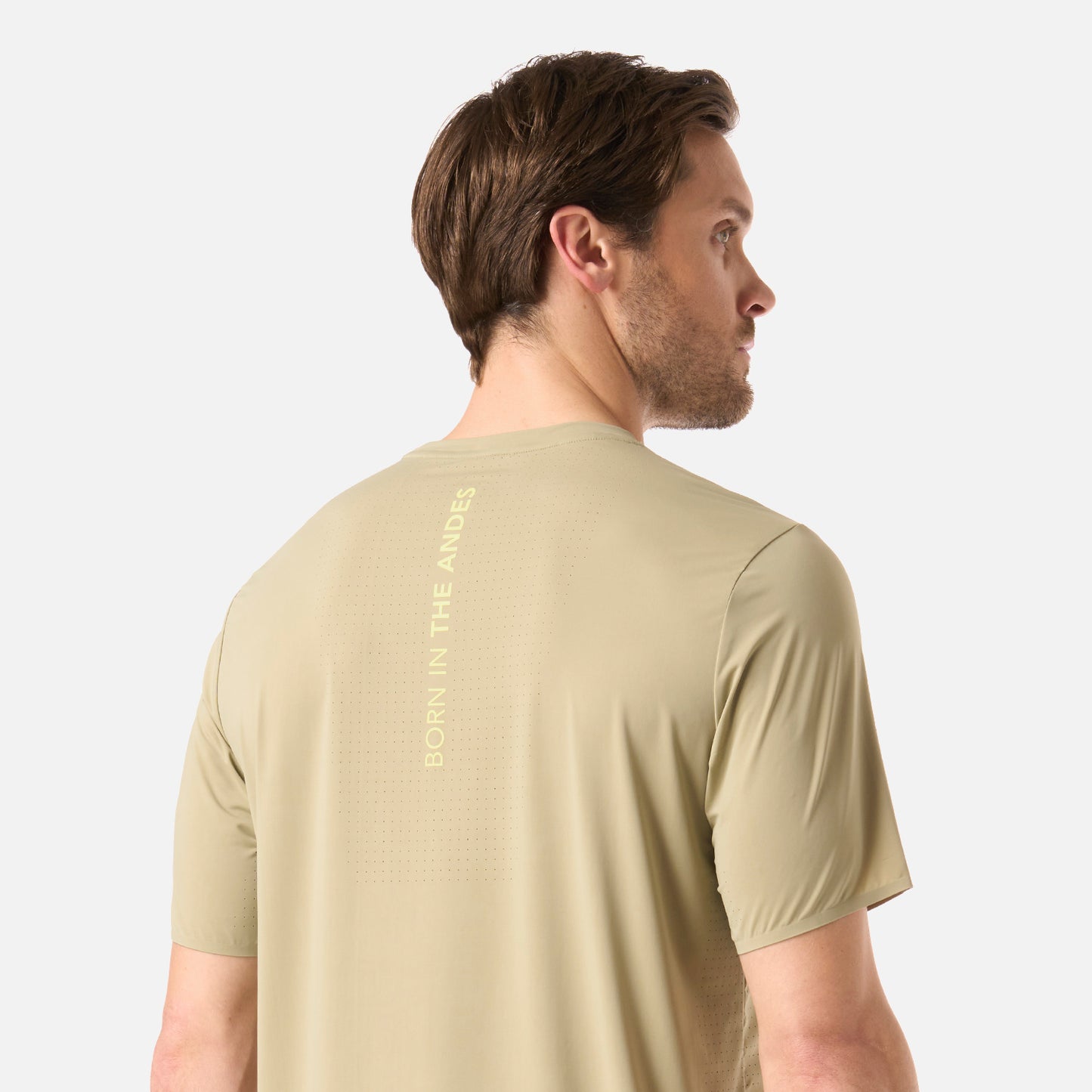 Polera Hombre Air Q-Dry T-Shirt Verde Oliva Lippi