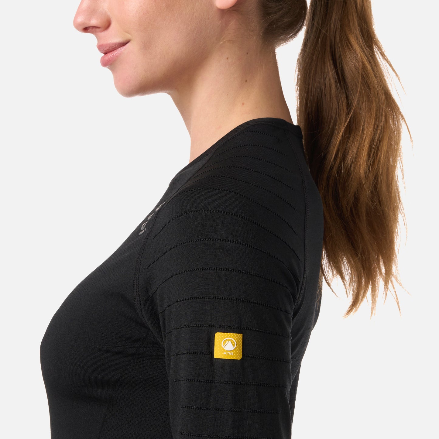 Primera Capa Mujer Skintec Active Warm Top Negro Lippi