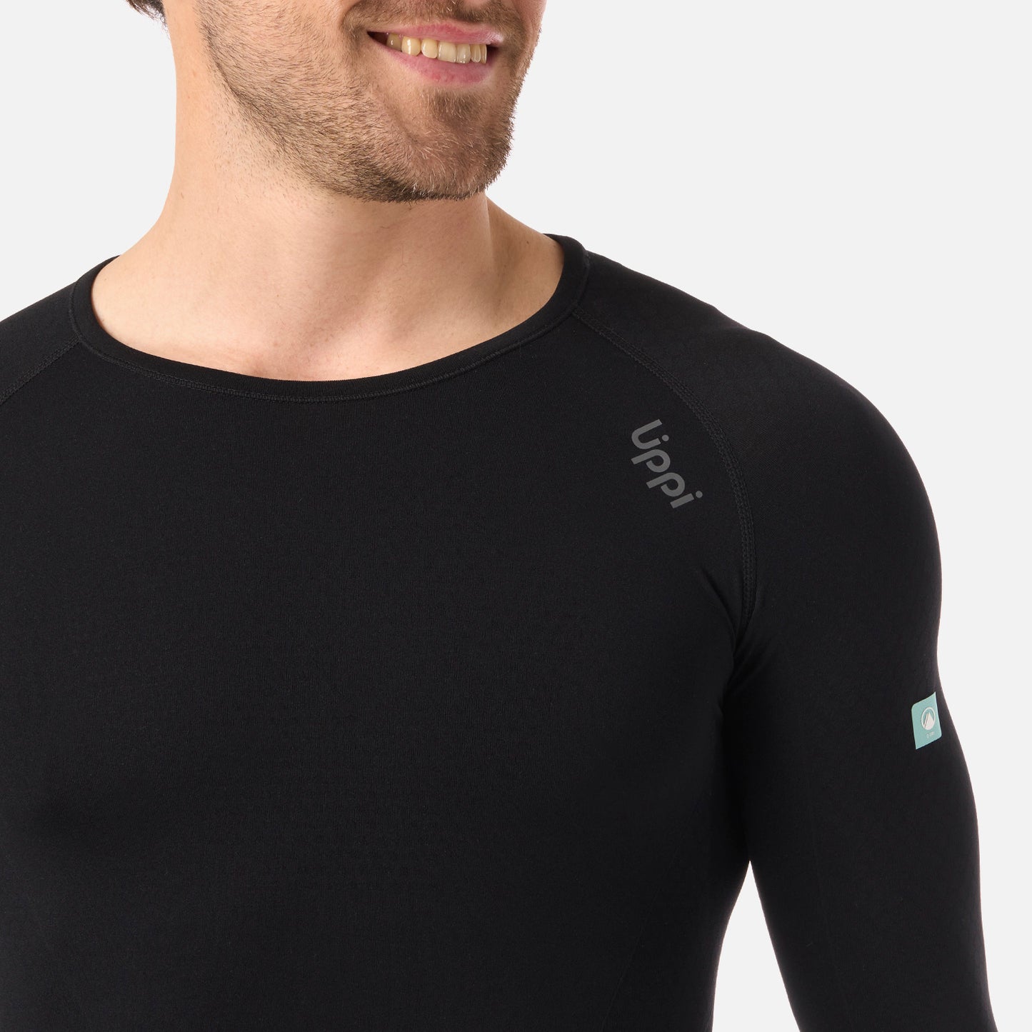 Primera Capa Hombre Skintec Active Q-Dry Top Negro Lippi