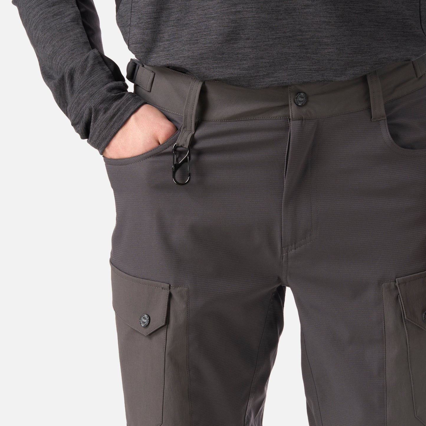 Short Hombre Lennox Q-Dry Shorts Gris Medio Lippi