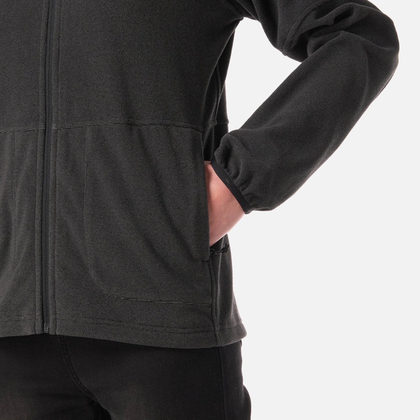 Polar Mujer Stripes Nano-F Full Zip Negro Lippi