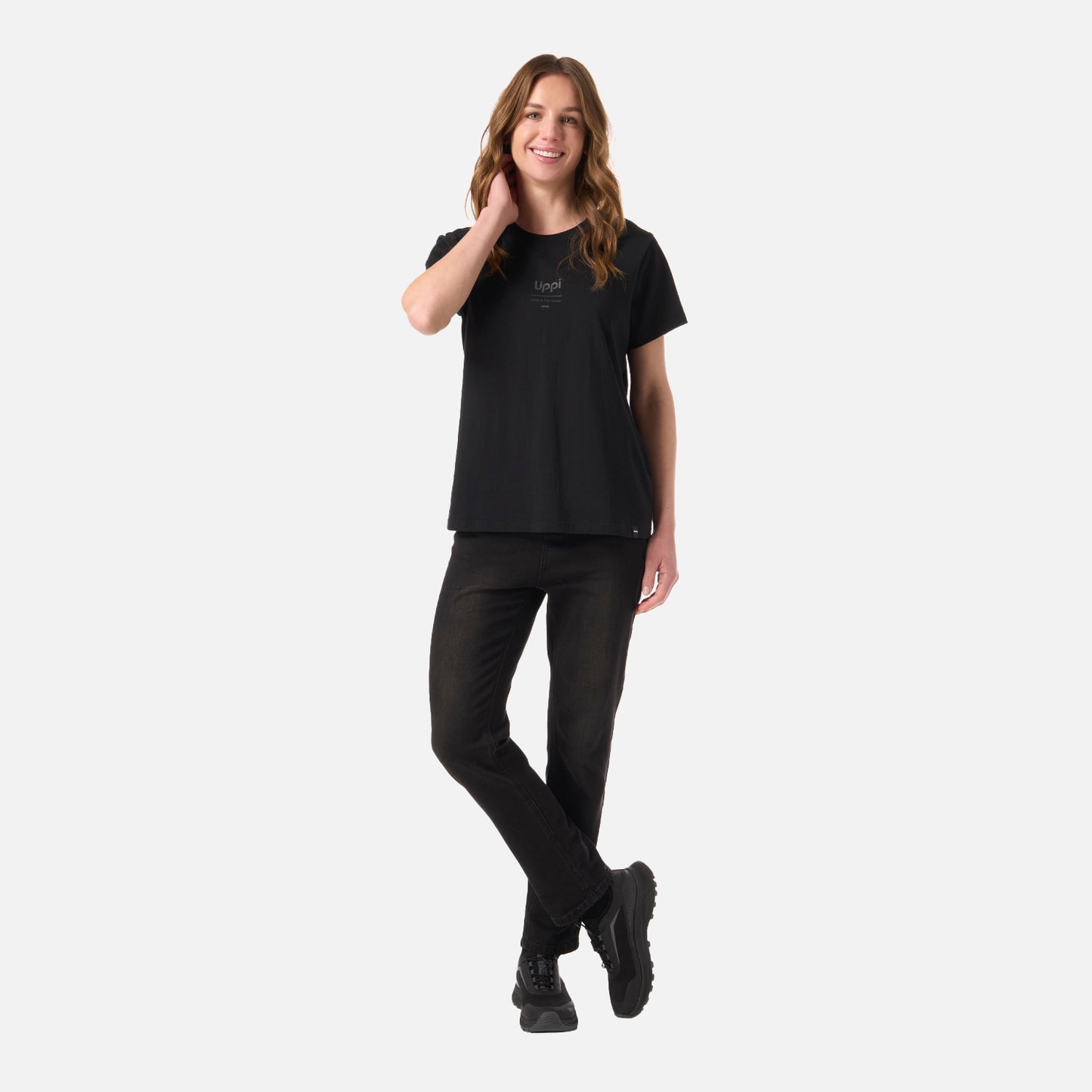 Polera Mujer Ulmo Mid Point T-Shirt Negro Lippi