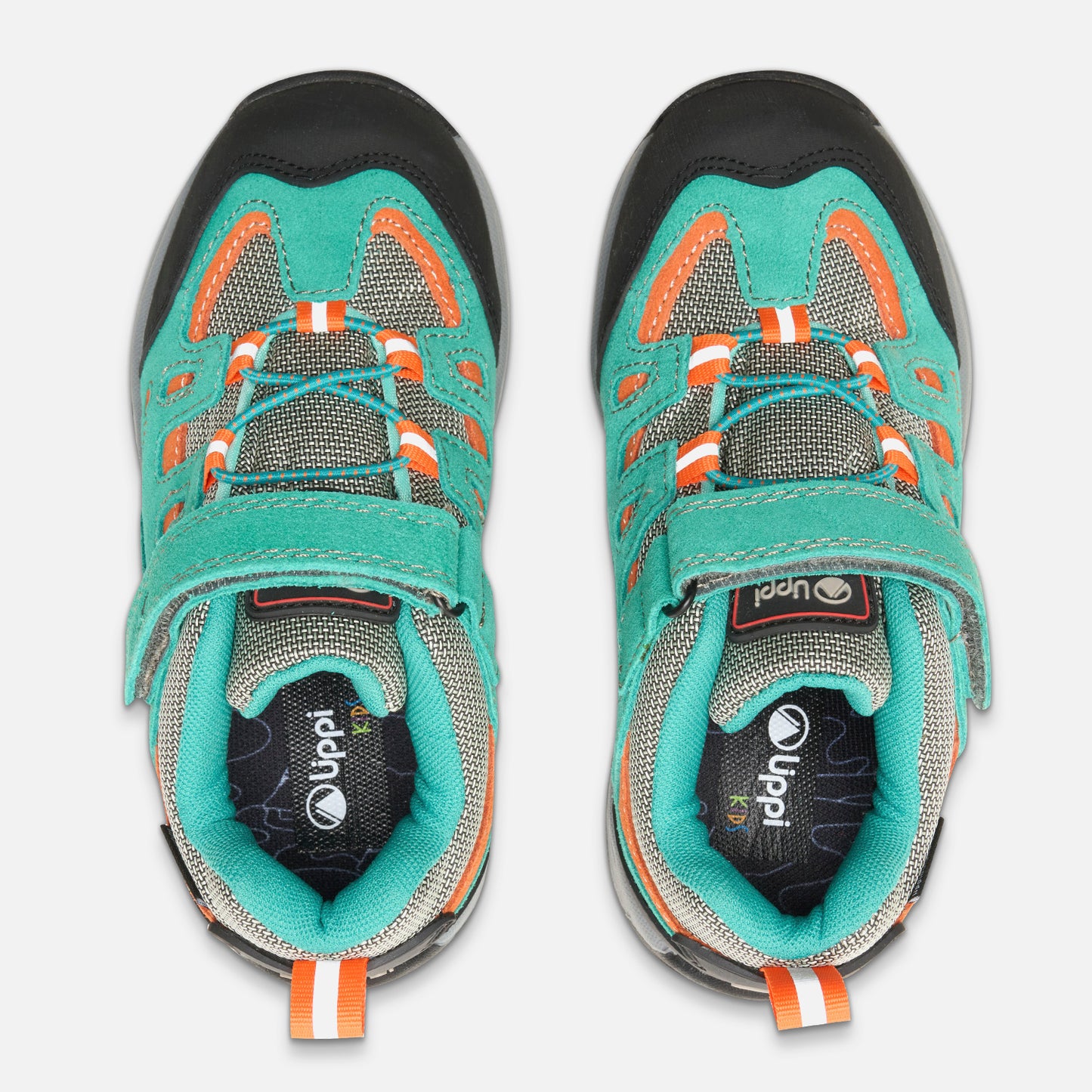 Zapato Niña Puelo Cs Low Velcro Turquesa / Azul Lippi