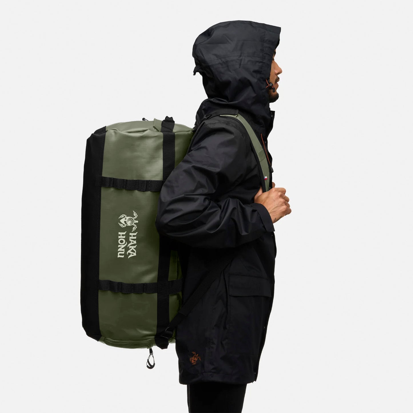 Bolso  Duffle 50L Verde Militar Haka Honu