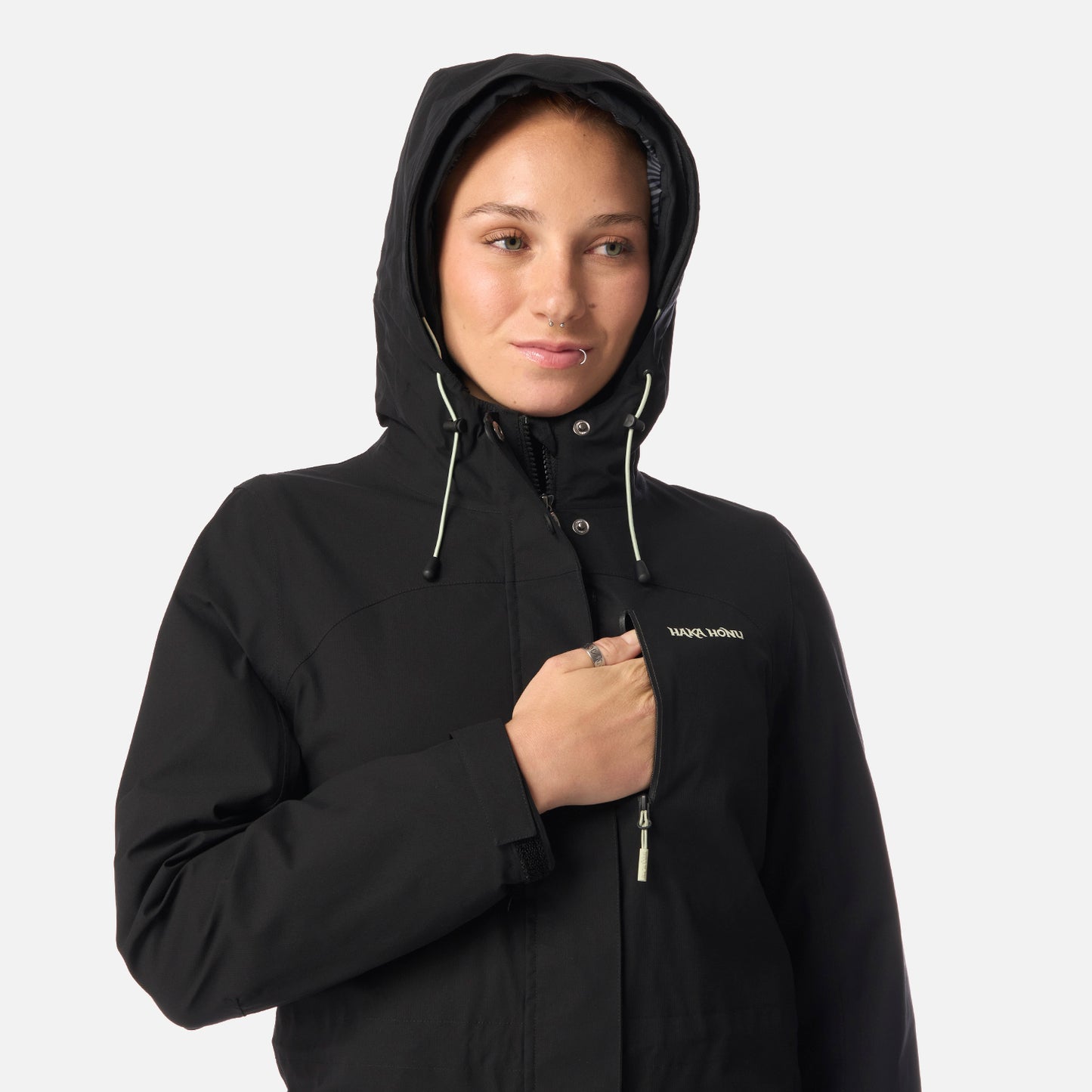 Chaqueta Mujer Perro Guapo Pro Negro Haka Honu