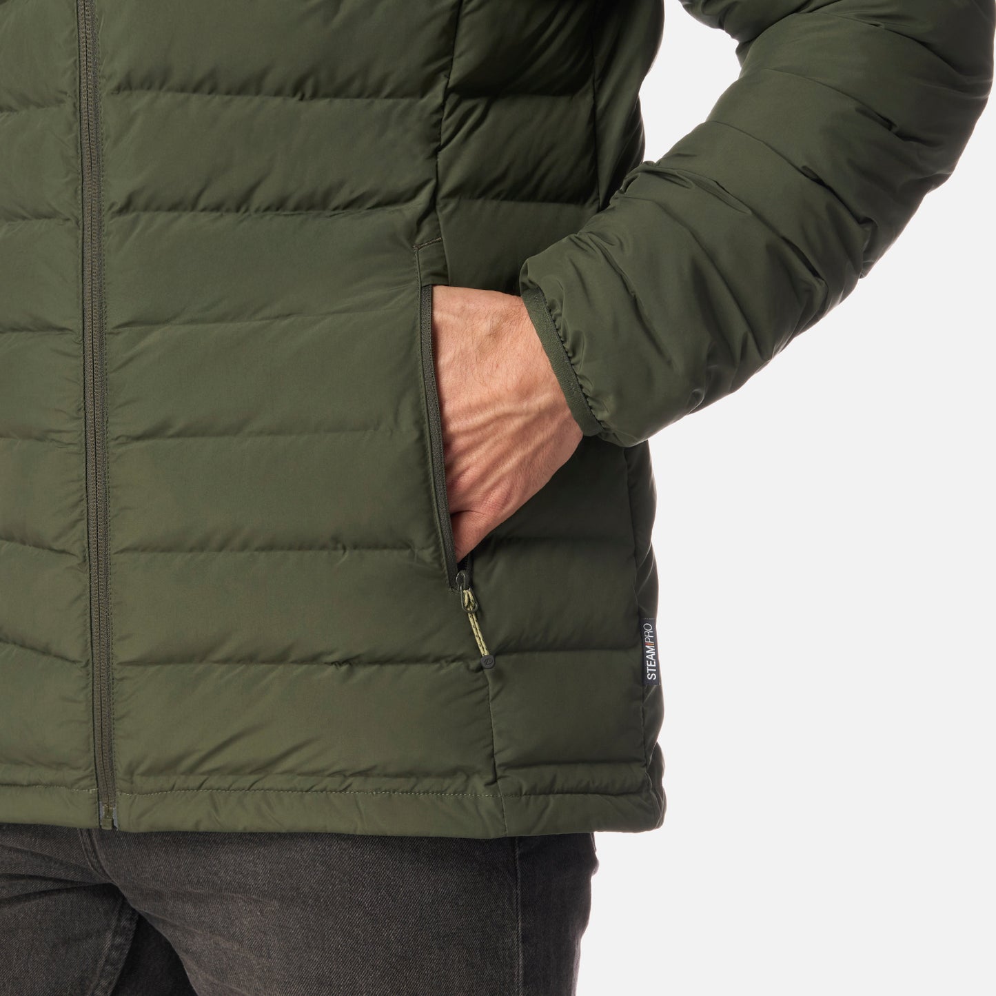 Chaqueta Hombre Snowmass Steam-Pro Jacket Verde Militar Lippi