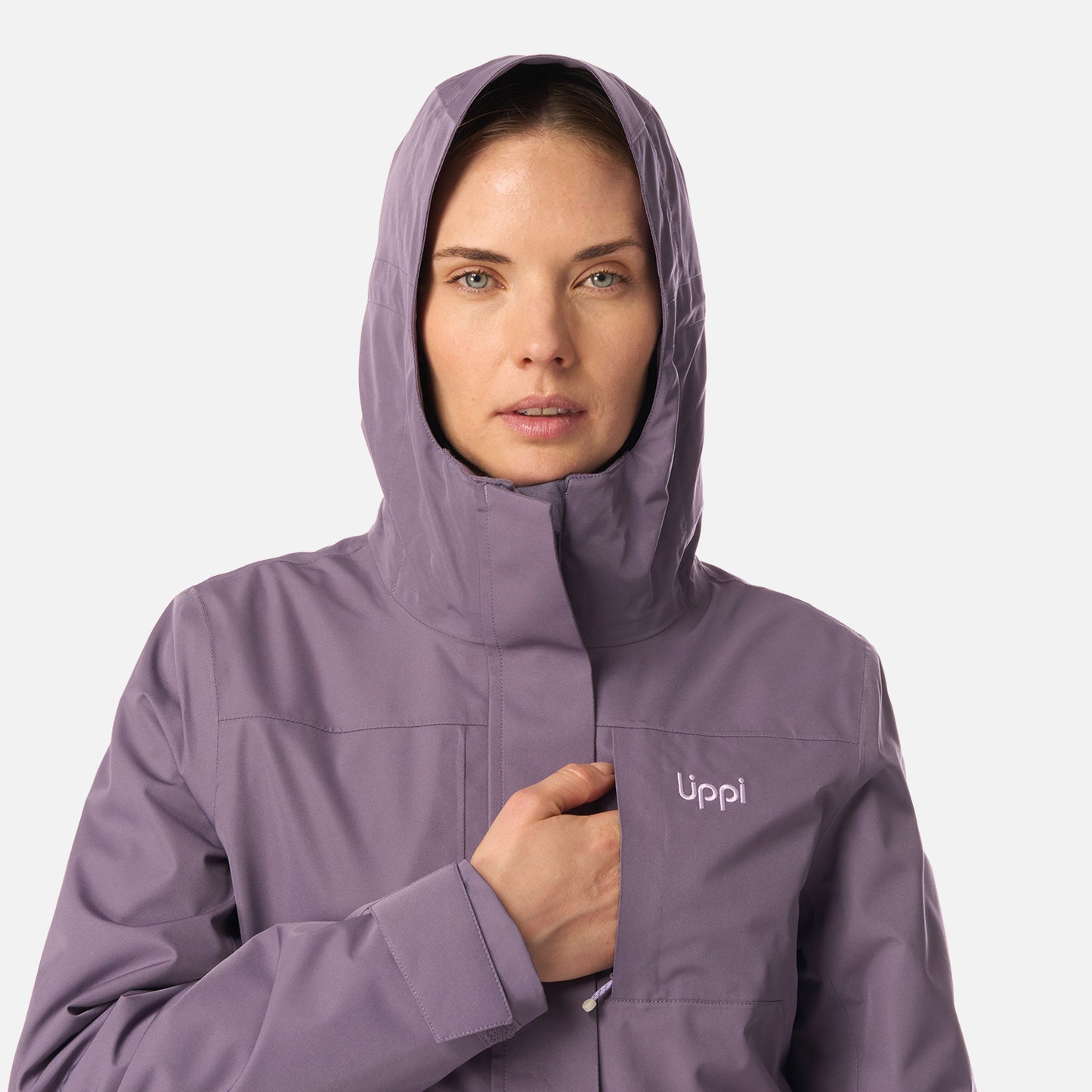 Chaqueta Mujer Tres Cruces Fusion-3 Hoody Jacket Violeta Lippi