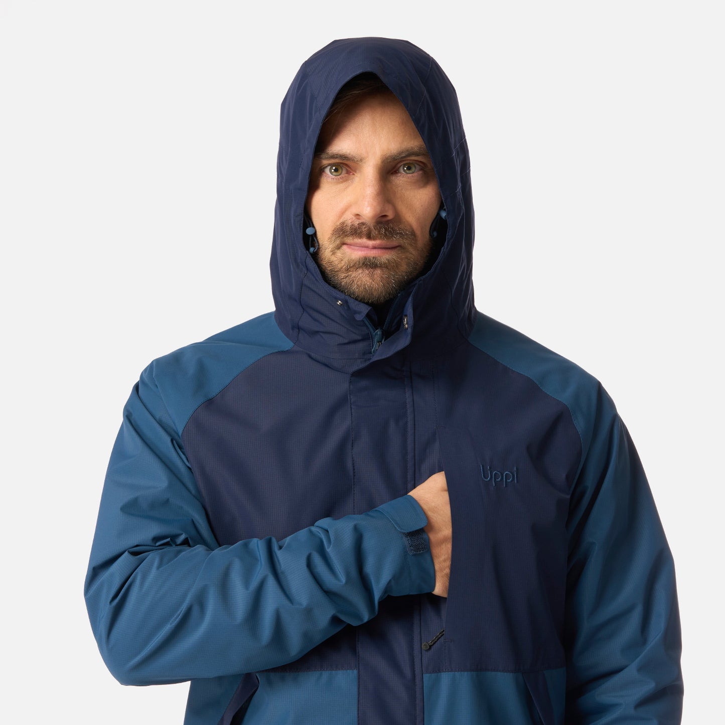 Chaqueta Hombre Lake Fusion 3 B-Dry Jacket Azul Oscuro Lippi