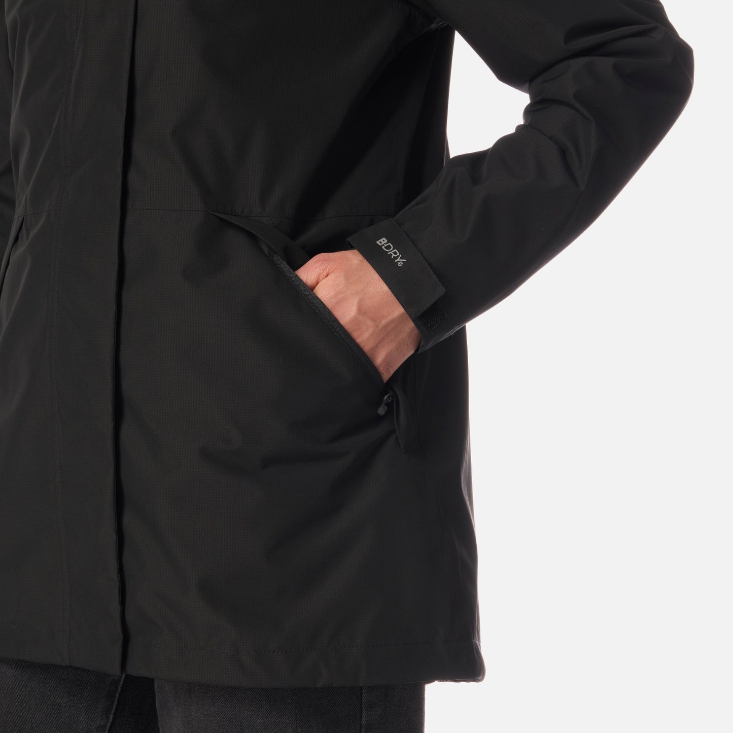 Chaqueta Mujer Lake Fusion 3 B-Dry Jacket Negro Lippi