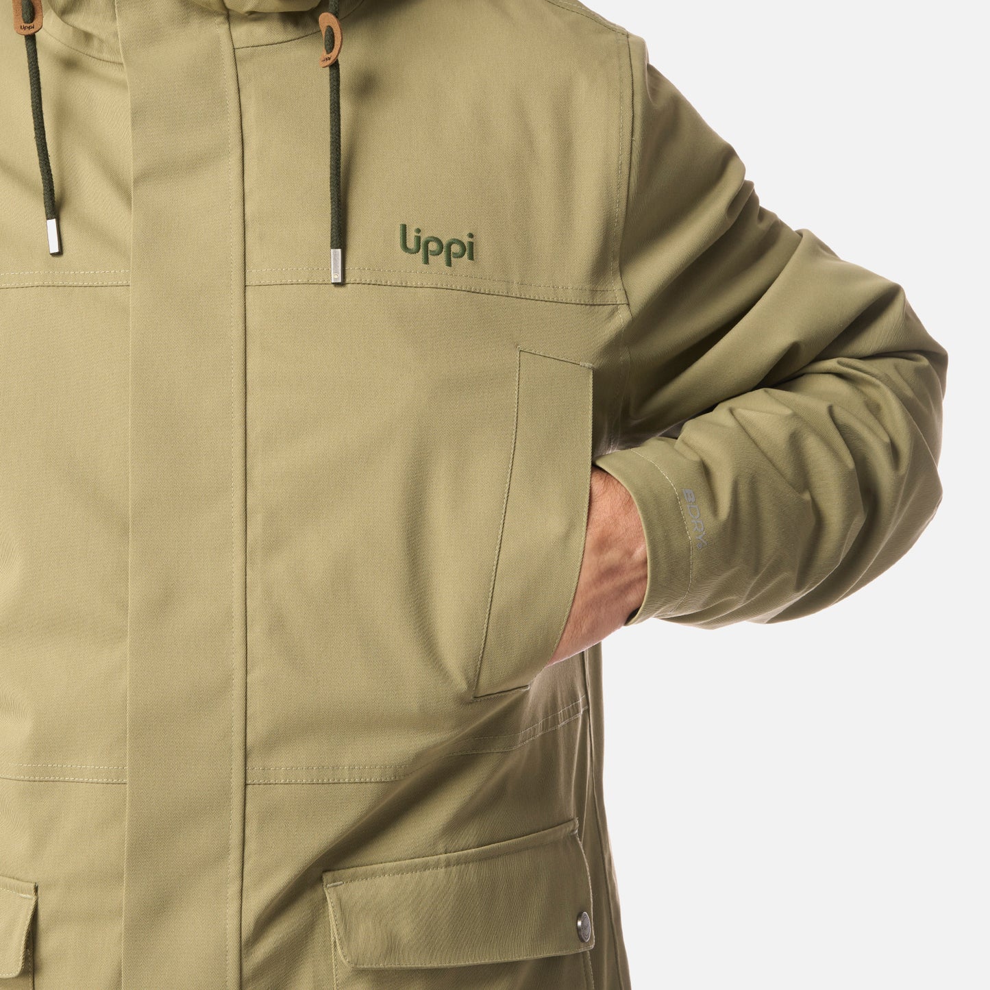 Chaqueta Hombre DayBreak B-Dry Jacket Verde Lippi