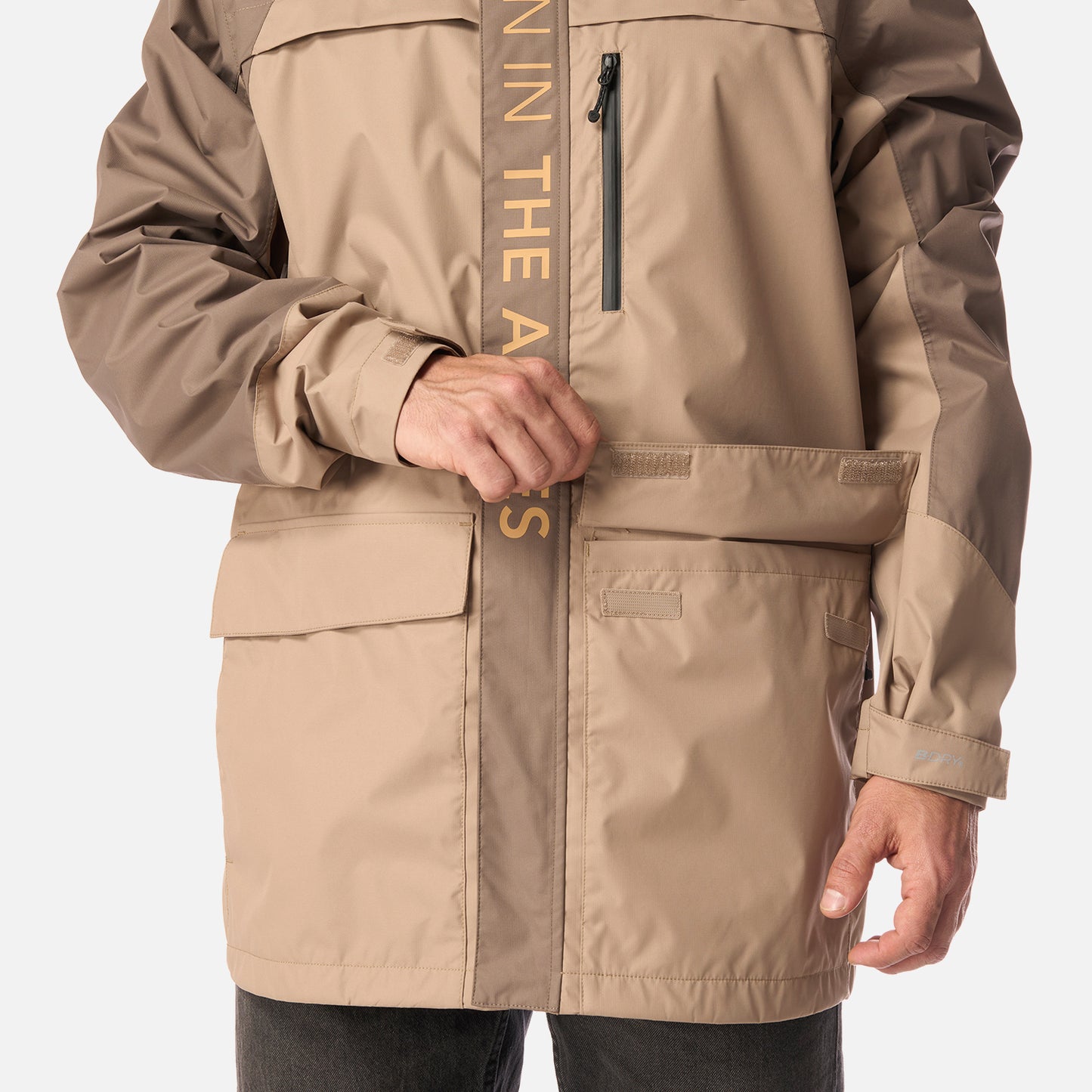 Chaqueta Hombre Streetwise B-Dry Hoody Jacket Cafe Lippi