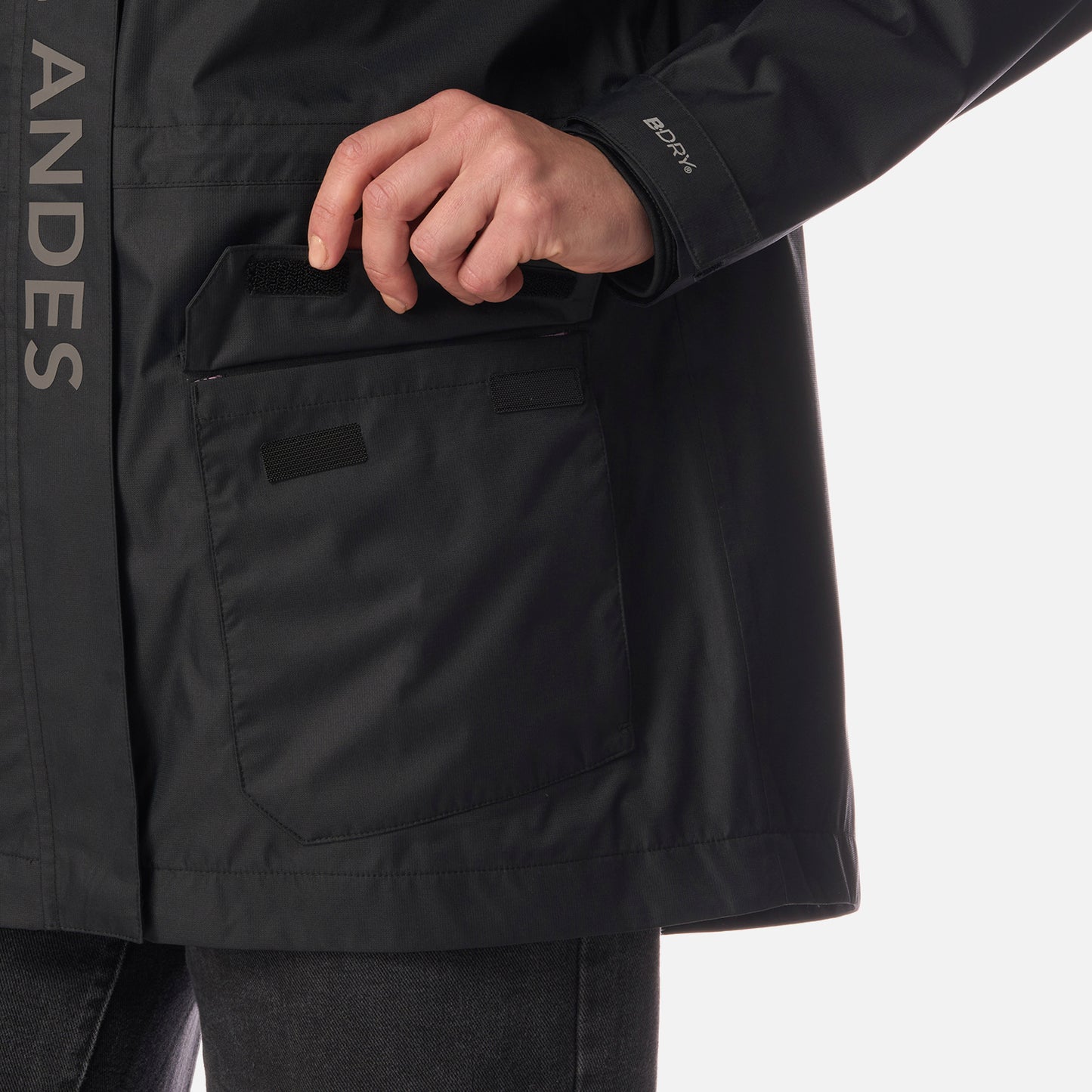 Chaqueta Mujer Streetwise B-Dry Hoody Jacket Negro Lippi