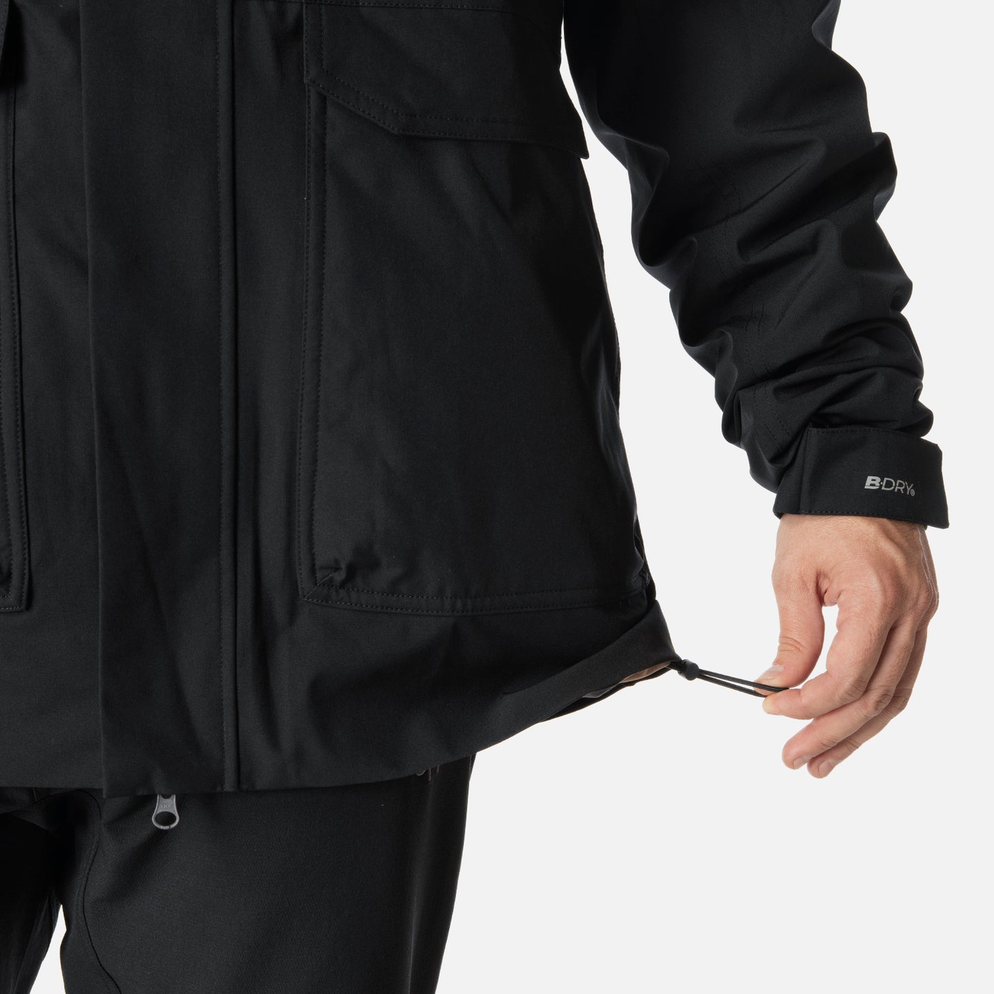 Chaqueta Hombre Hicken Fusion-3 B-Dry Hoody Jacket Negro Lippi
