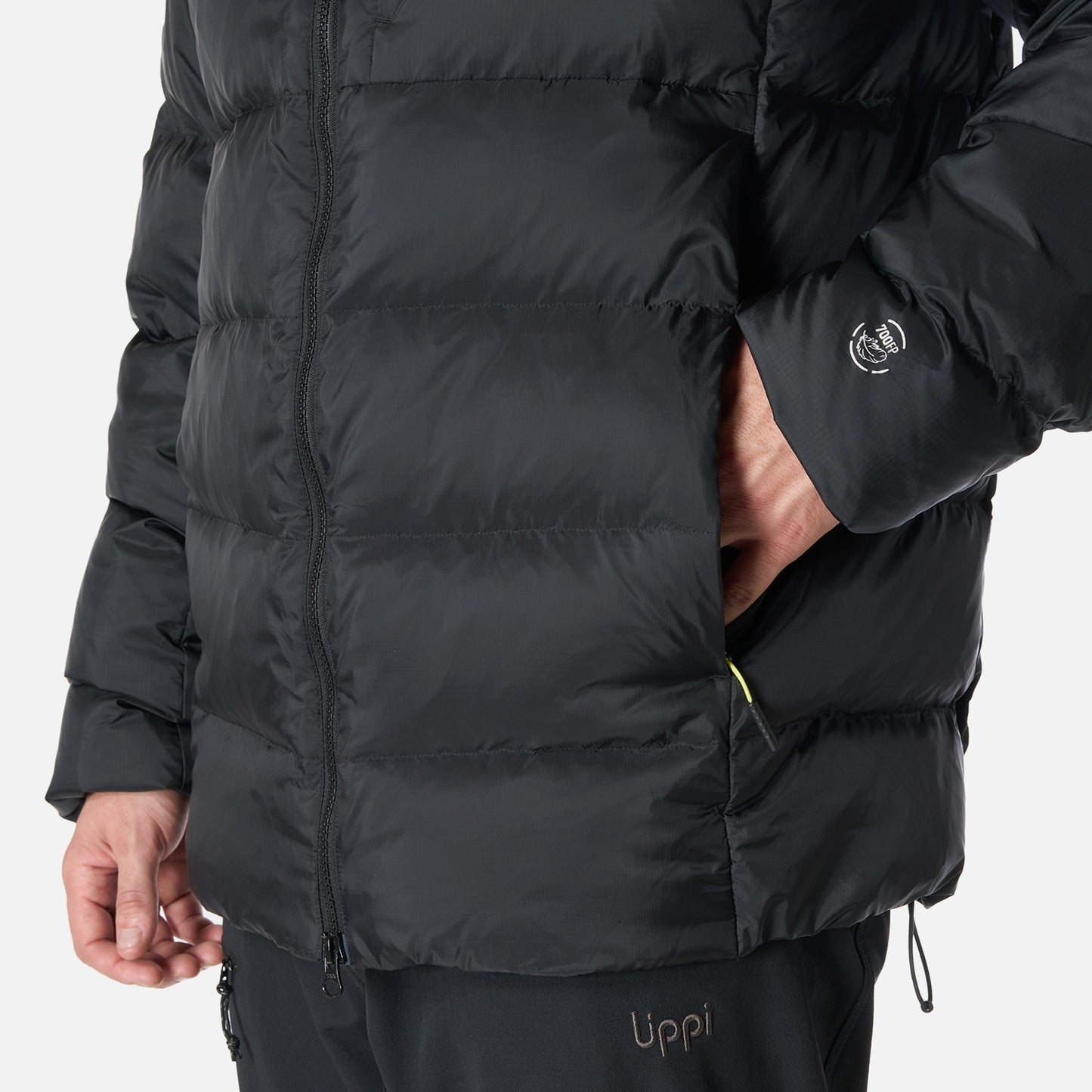 Chaqueta Hombre Rokko Down Hoody Jacket Negro Lippi