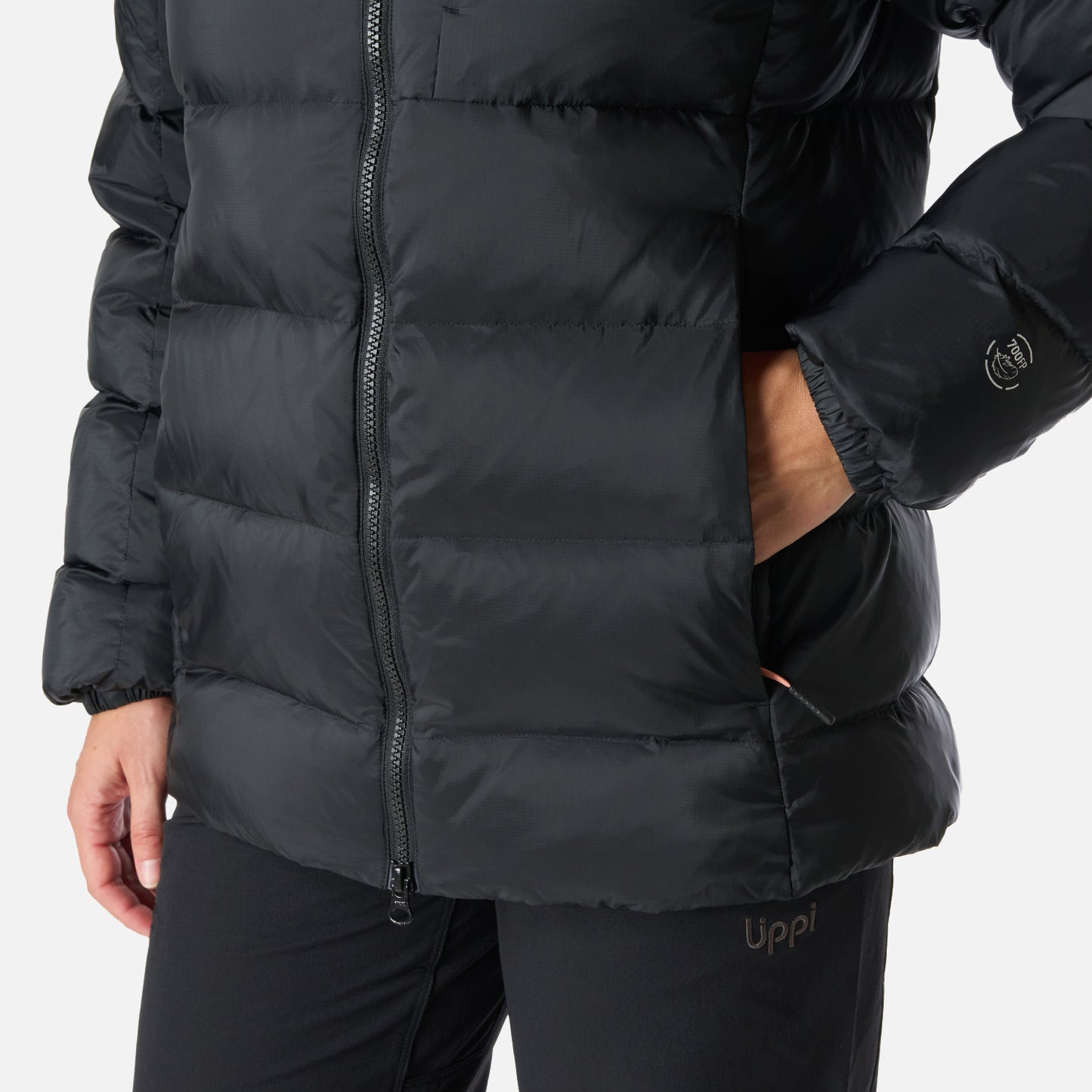 Chaqueta Mujer Rokko Down Hoody Jacket Negro Lippi