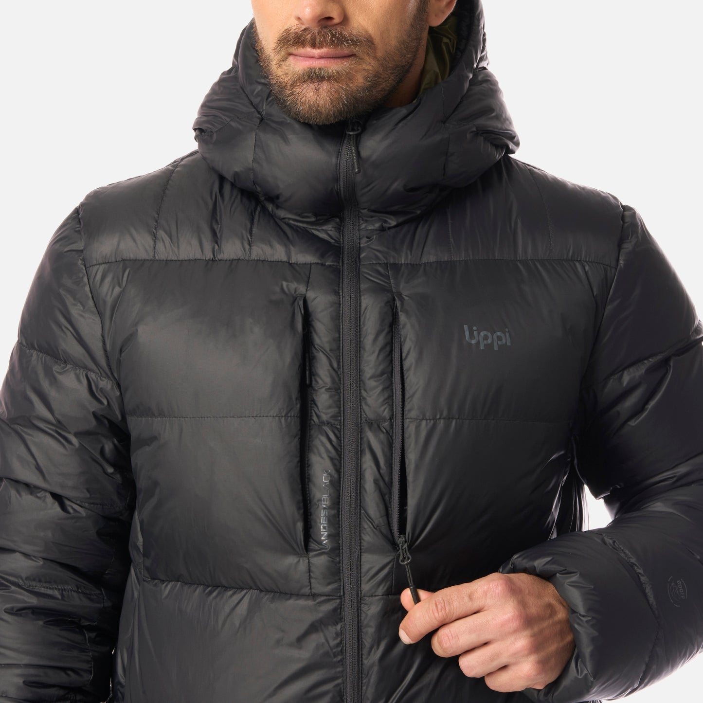 Chaqueta Hombre Reichert Down Hoody Jacket Negro  Lippi